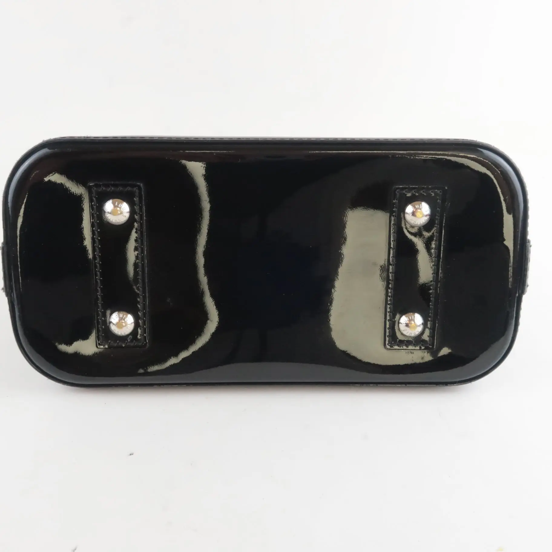 Louis Vuitton Black Noir Epi Electric Alma BB Bag - Image 6