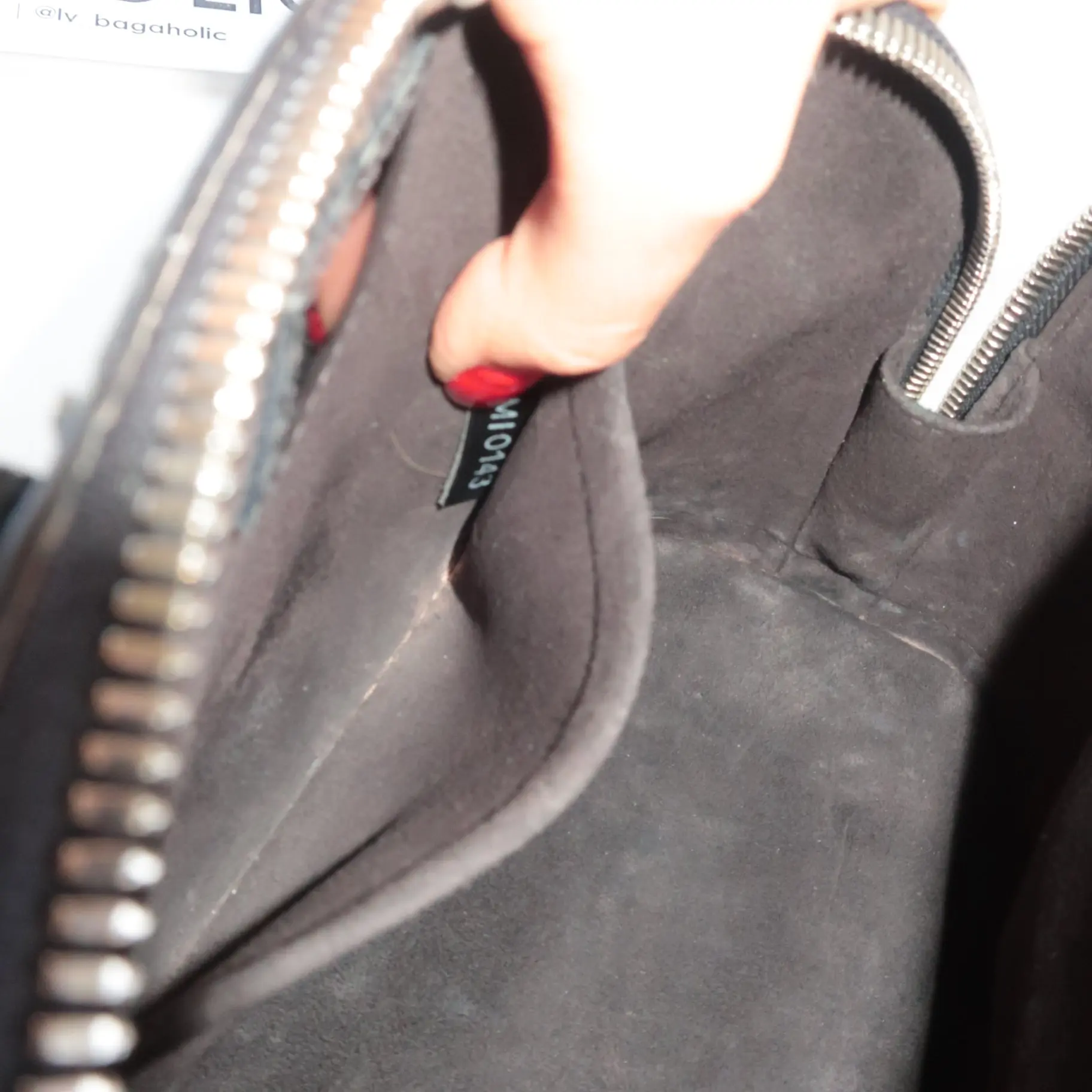 Louis Vuitton Black Noir Epi Electric Alma BB Bag - Image 7