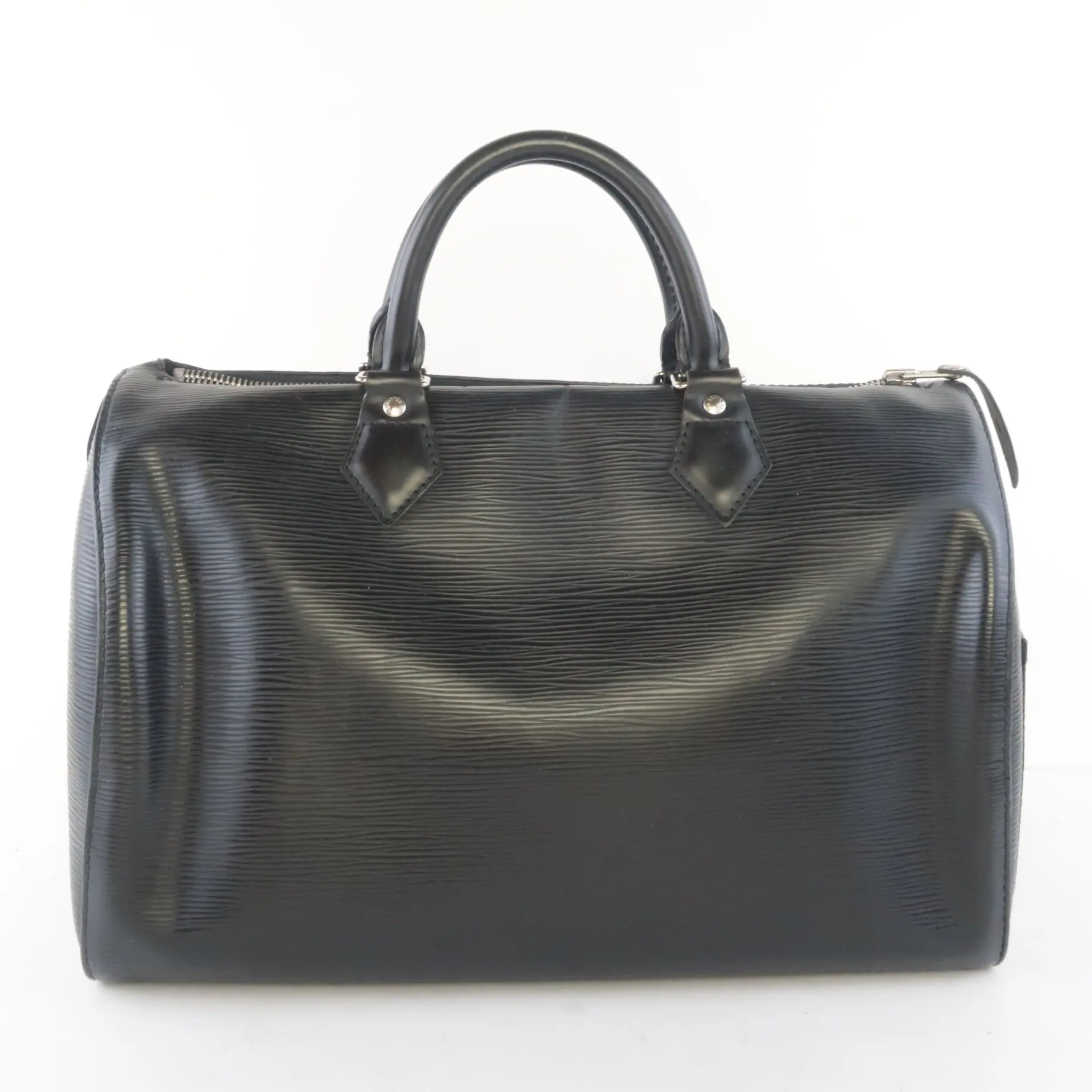 Louis Vuitton Black Epi Vintage Speedy 35 Bag - Image 4