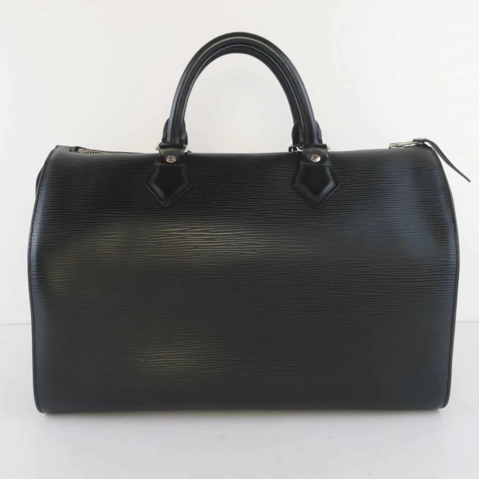 Louis Vuitton Black Epi Speedy 35 Handbag - Image 5