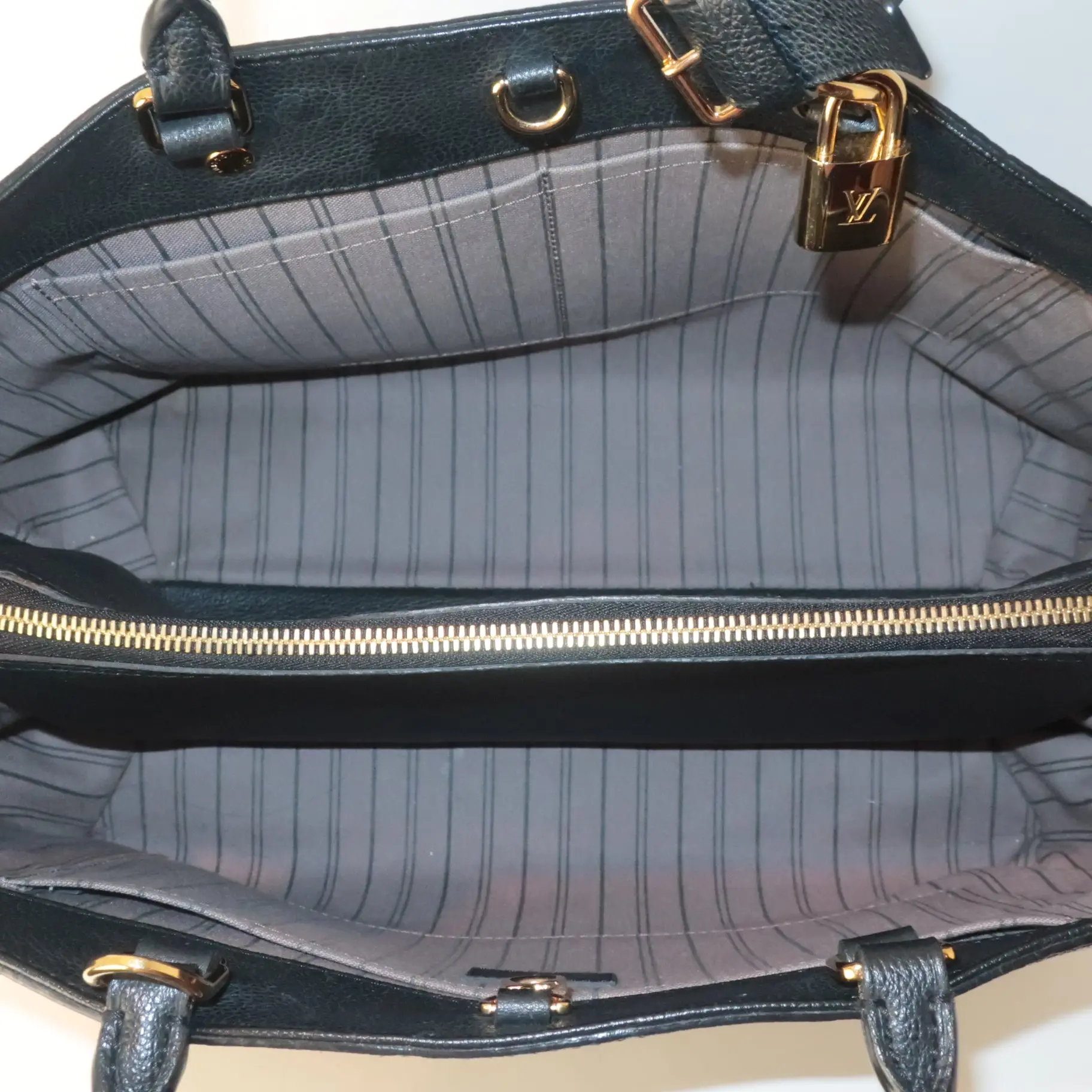 Louis Vuitton Black Empreinte Montaigne GM bag - Image 11