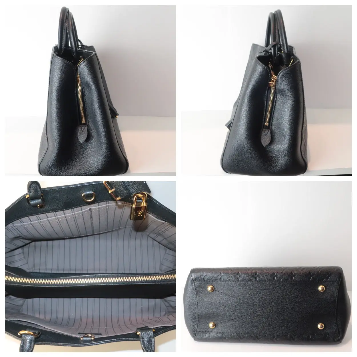 Louis Vuitton Black Empreinte Montaigne GM bag - Image 5