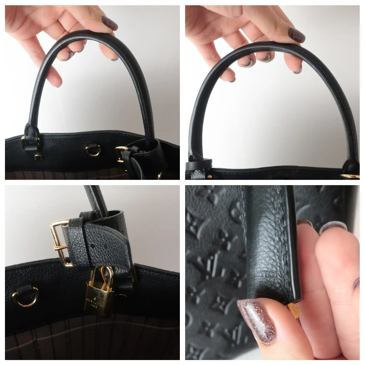 Louis Vuitton Black Empreinte Montaigne GM bag - Image 6