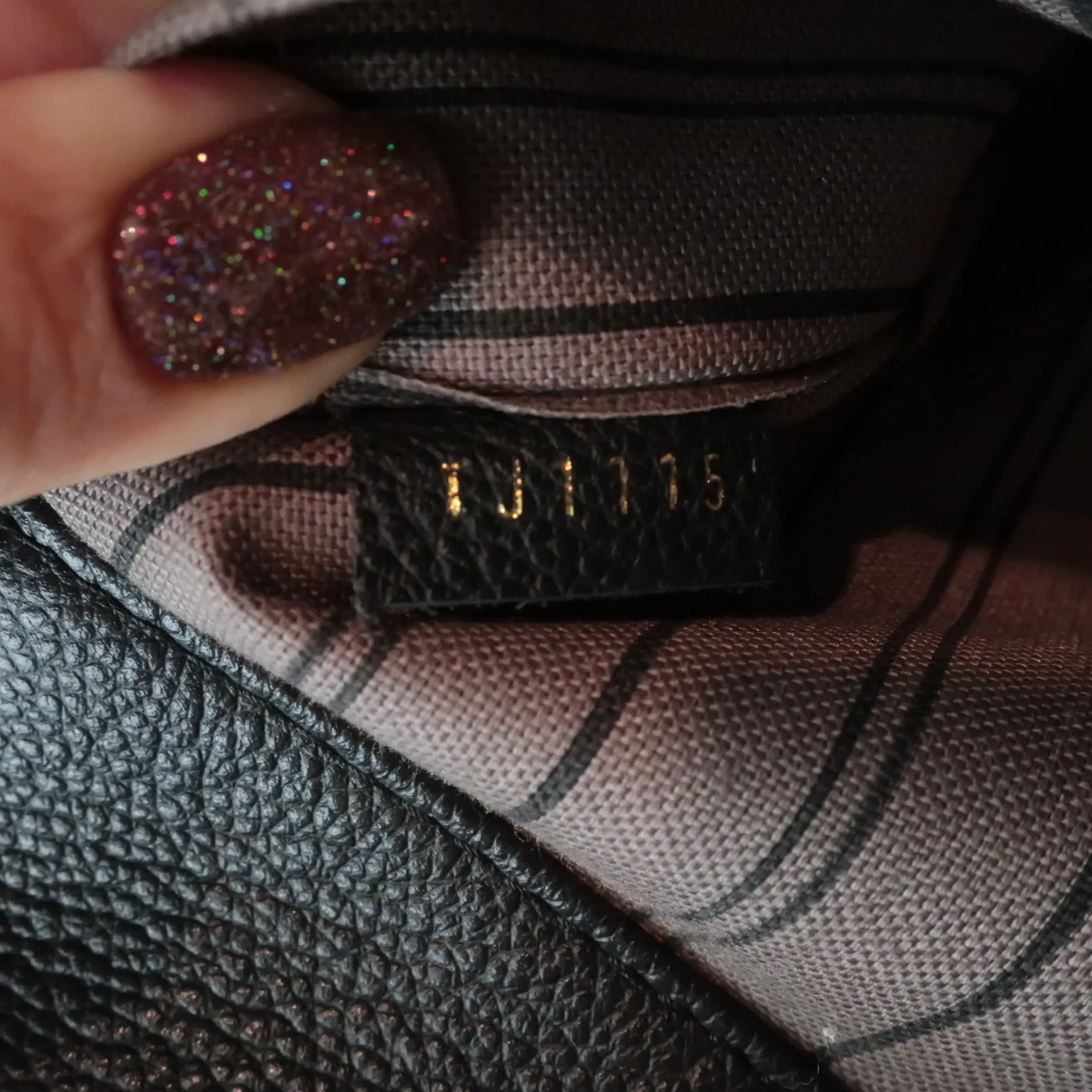 Louis Vuitton Black Empreinte Montaigne GM bag - Image 9