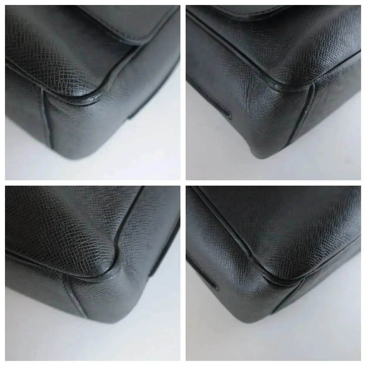 Louis Vuitton Black Taiga Roman MM Messenger Crossbody Bag - Image 11