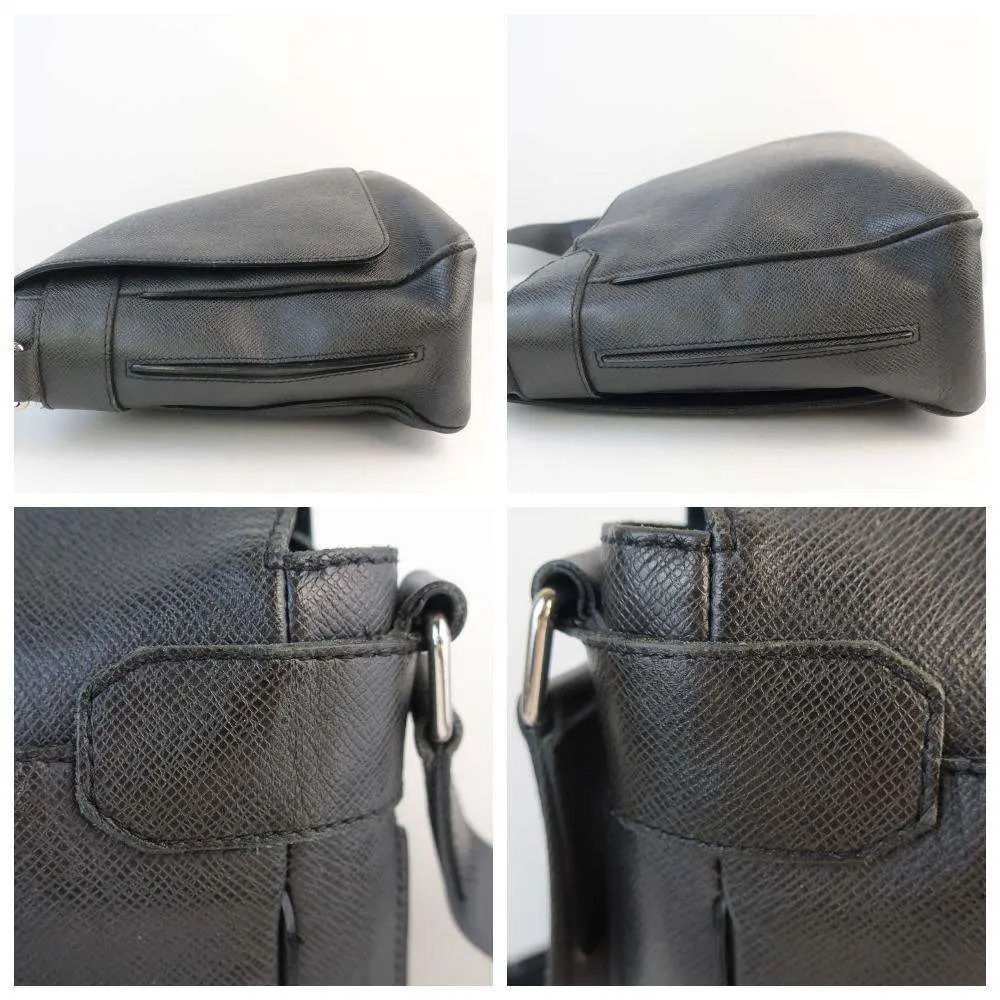 Louis Vuitton Black Taiga Roman MM Messenger Bag - Image 15