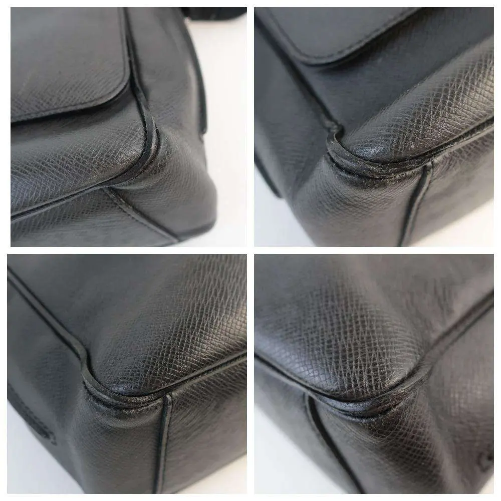 Louis Vuitton Black Taiga Roman MM Messenger Bag - Image 9