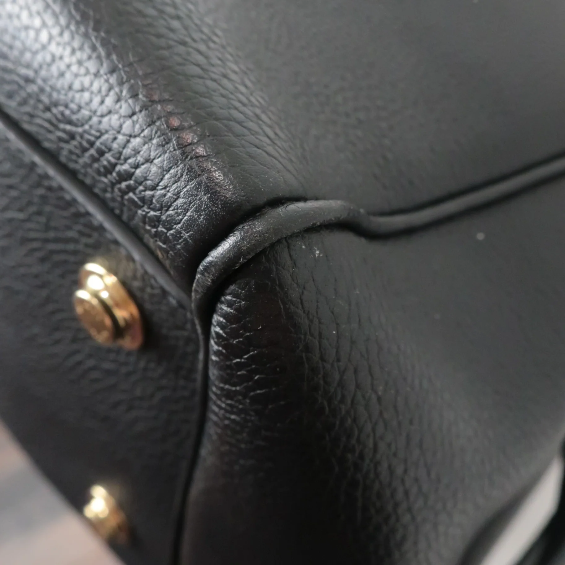 Louis Vuitton Black Taurillion Leather Milla MM Bag - Image 12