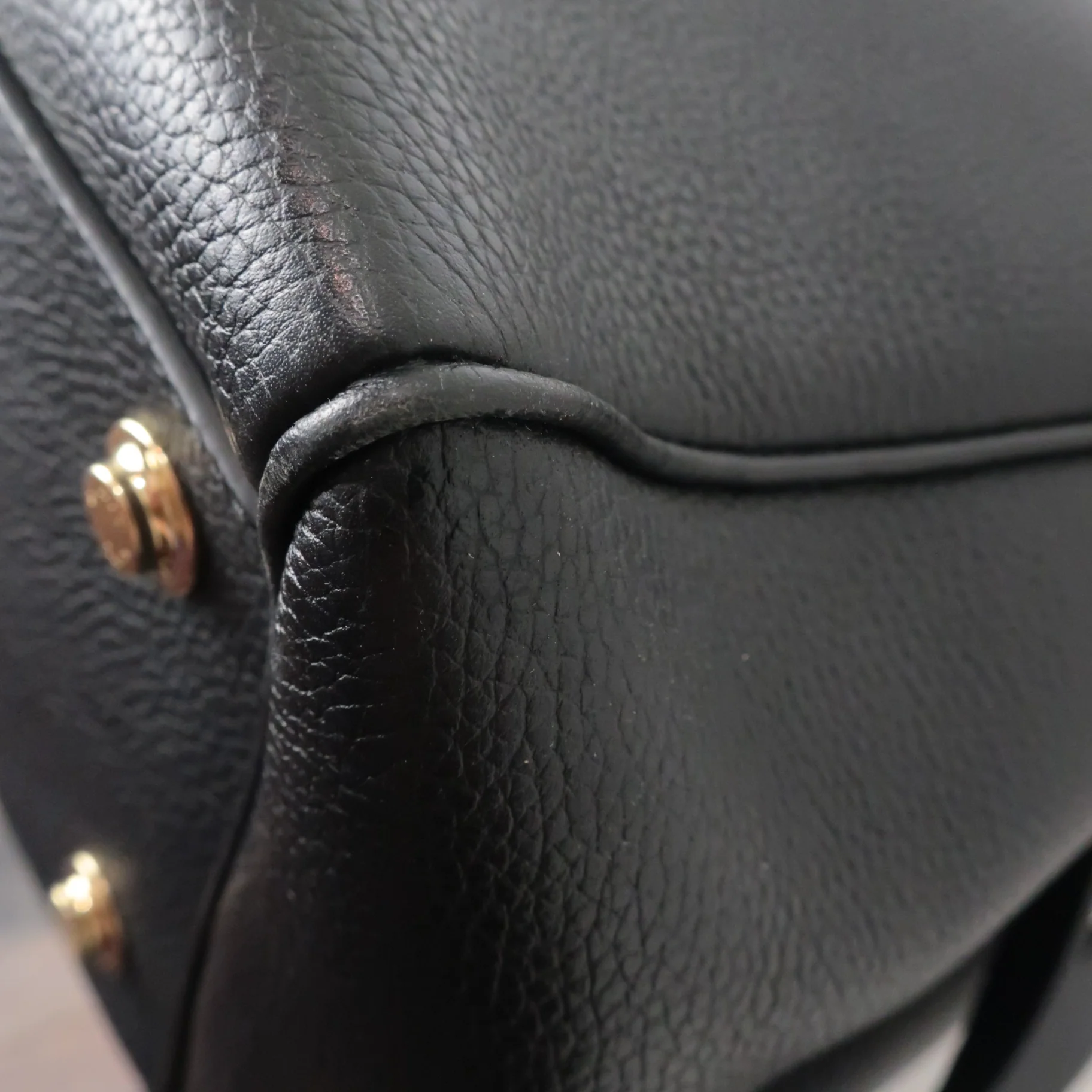 Louis Vuitton Black Taurillion Leather Milla MM Bag - Image 13