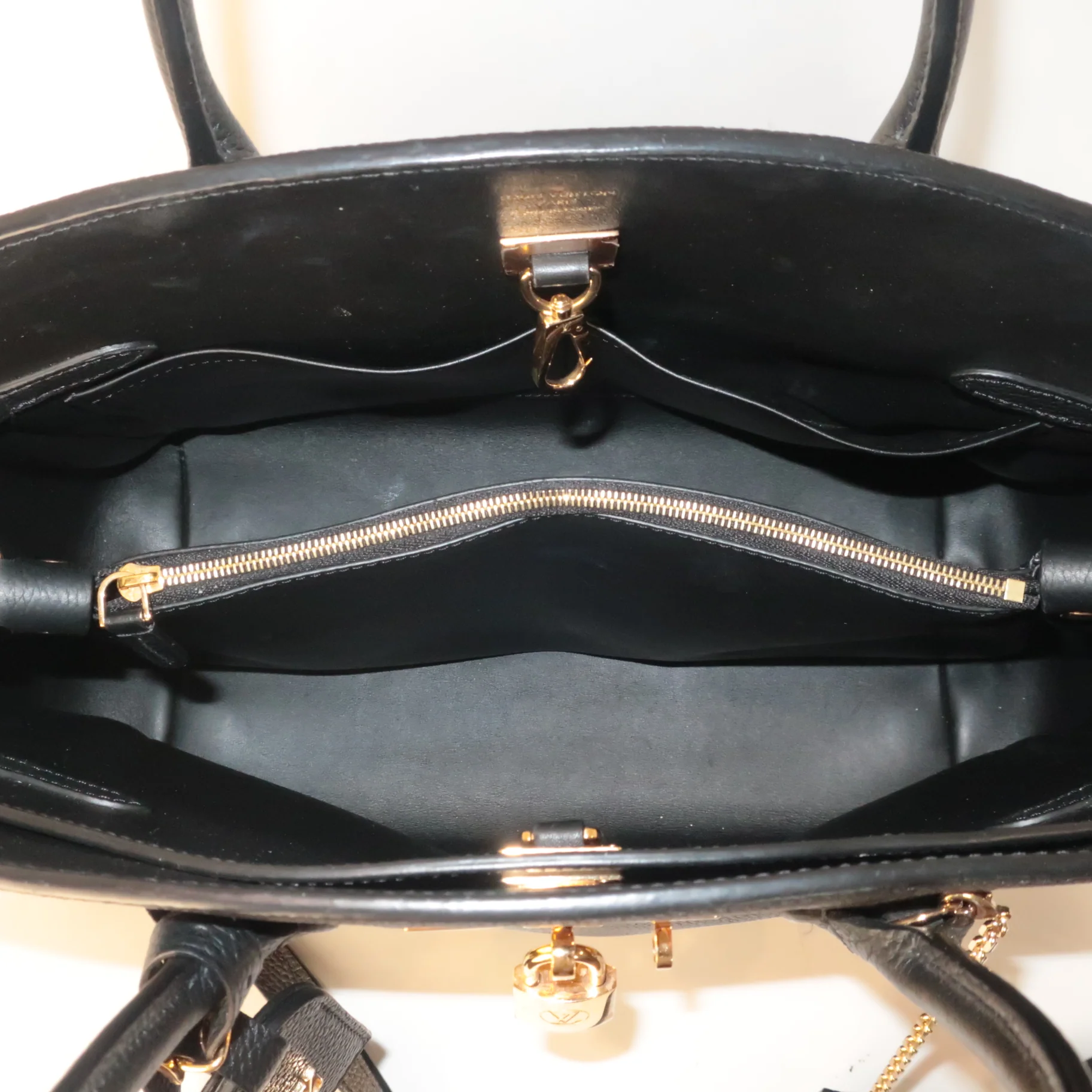 Louis Vuitton Black Taurillion Leather Milla MM Bag - Image 18
