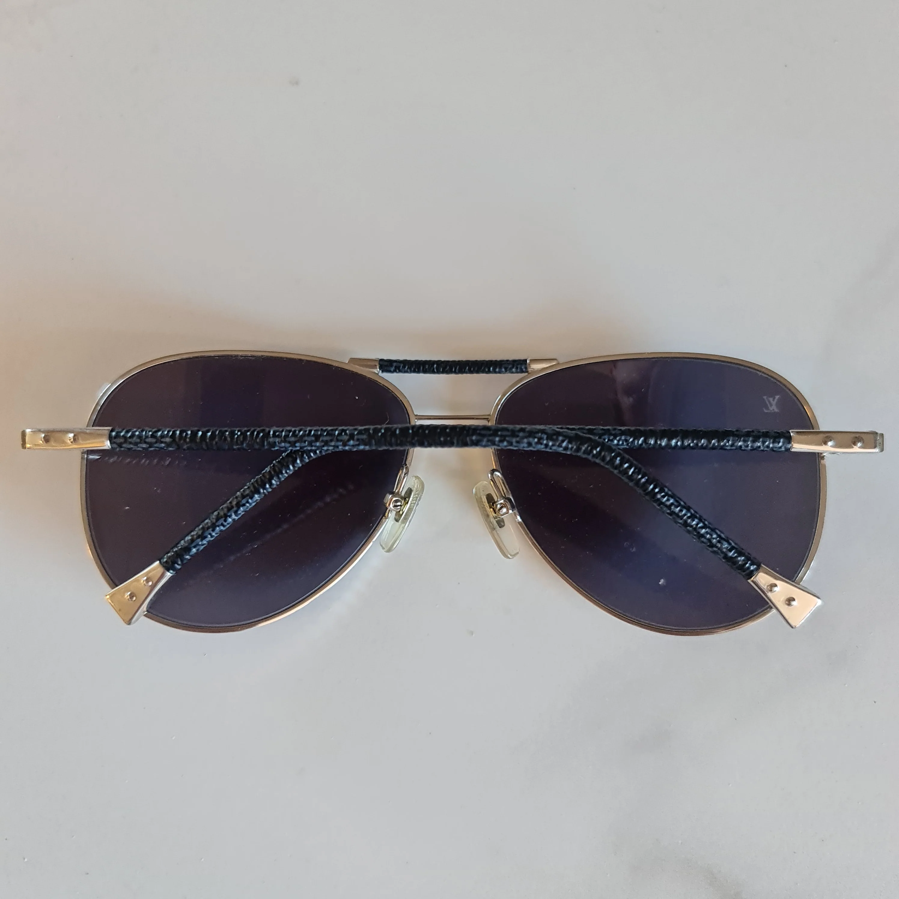 Louis Vuitton Blue Lense Conspiration Pilote Sunglasses - Image 3