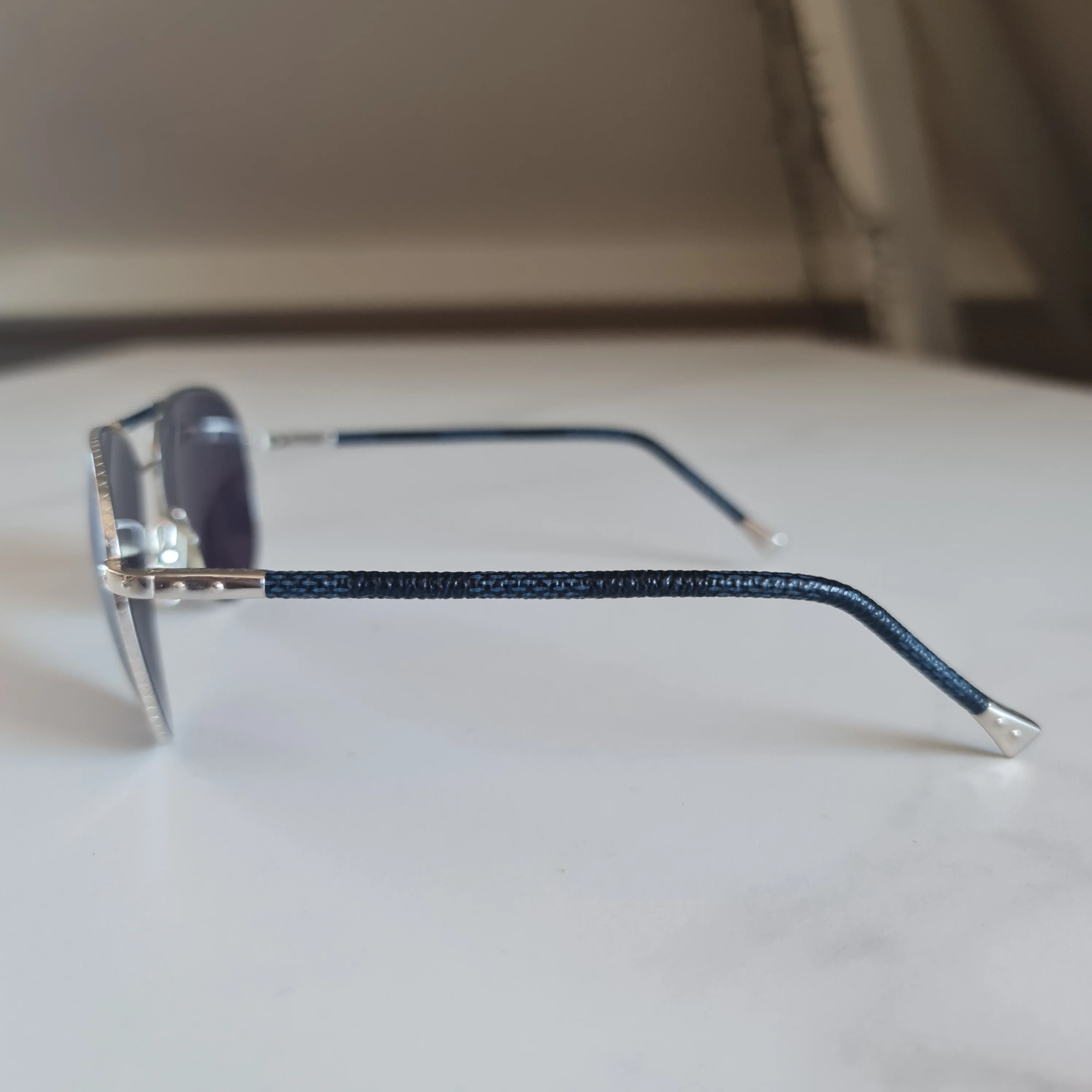 Louis Vuitton Blue Lense Conspiration Pilote Sunglasses - Image 5
