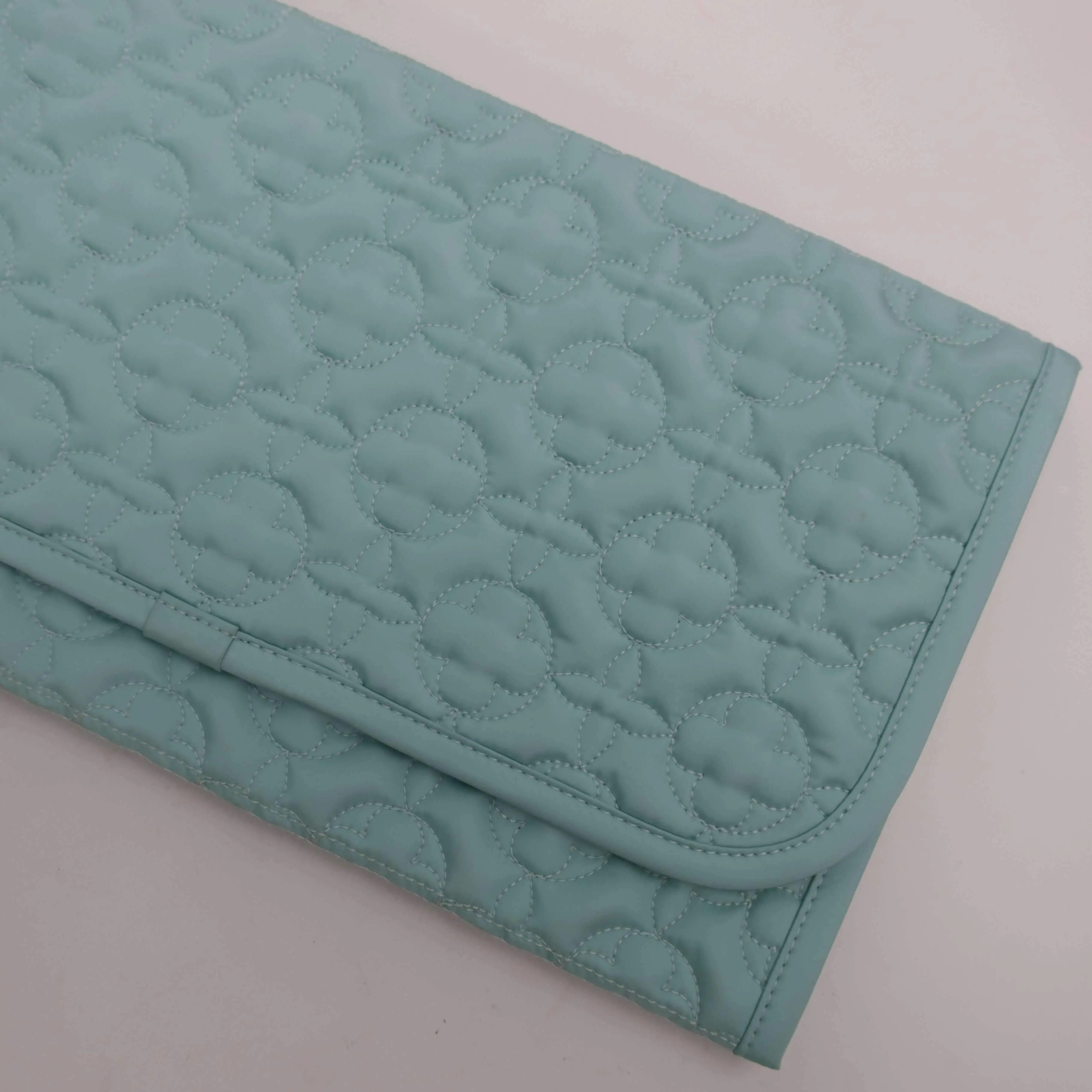 Louis Vuitton Blue Monogram Mini Lin Diaper Bag with diaper board - Image 32
