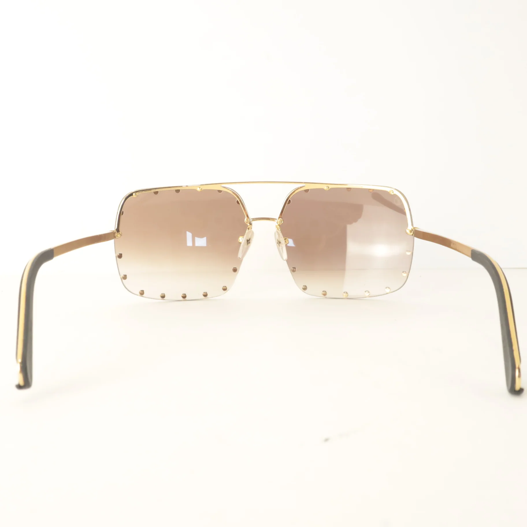 Louis Vuitton Brown Square Party Sunglasses (801) - Image 7