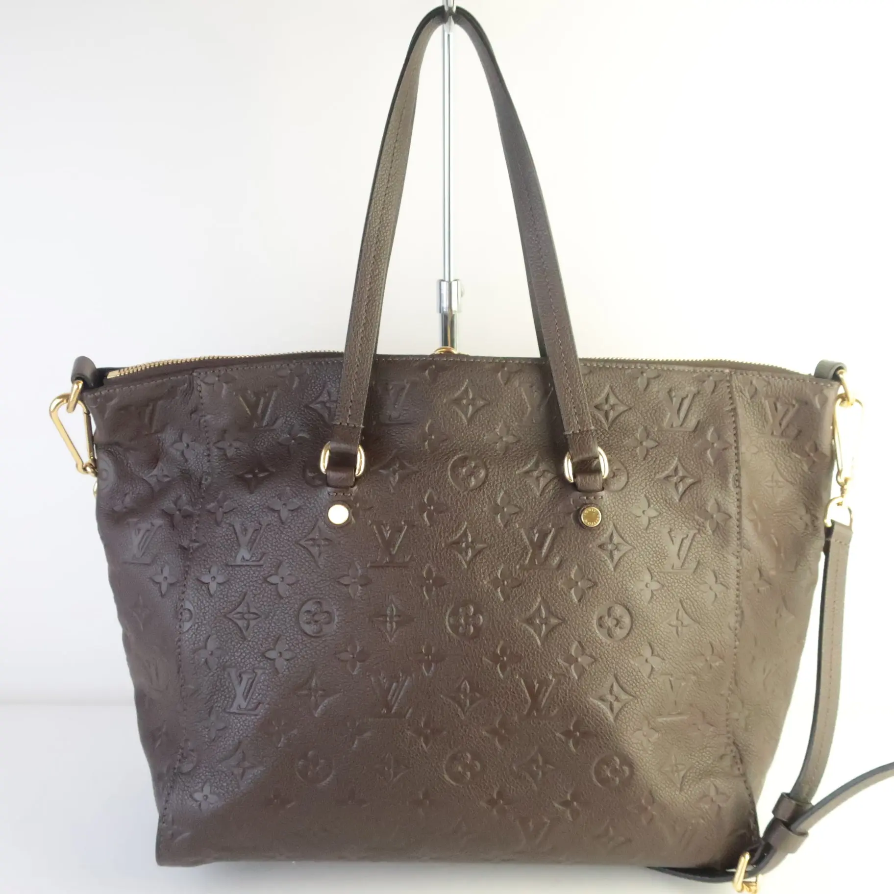Louis Vuitton Brown Terre Monogram Empreinte Lumineuse PM Bag - Image 4