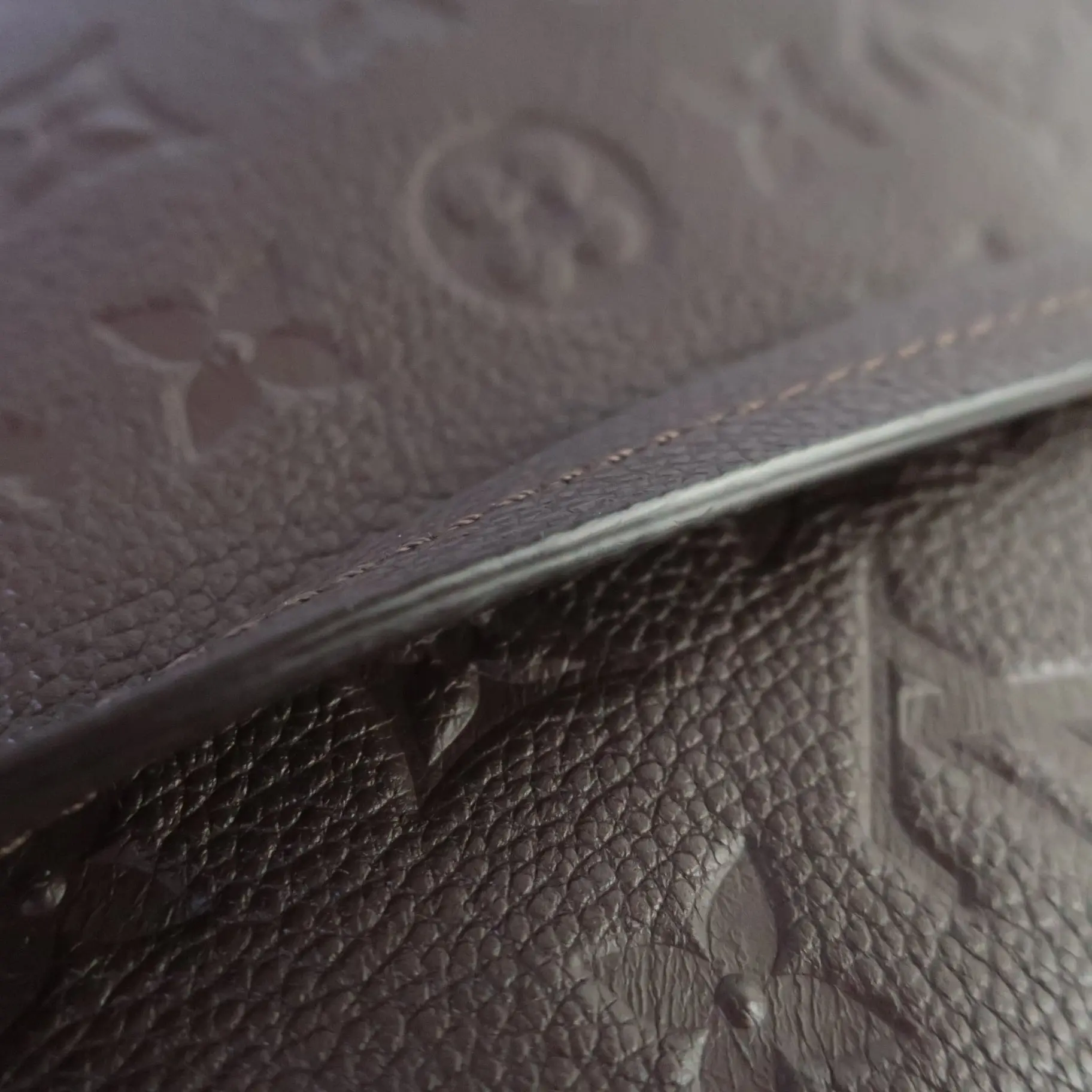 Louis Vuitton Brown Terre Monogram Empreinte Lumineuse PM Bag - Image 6