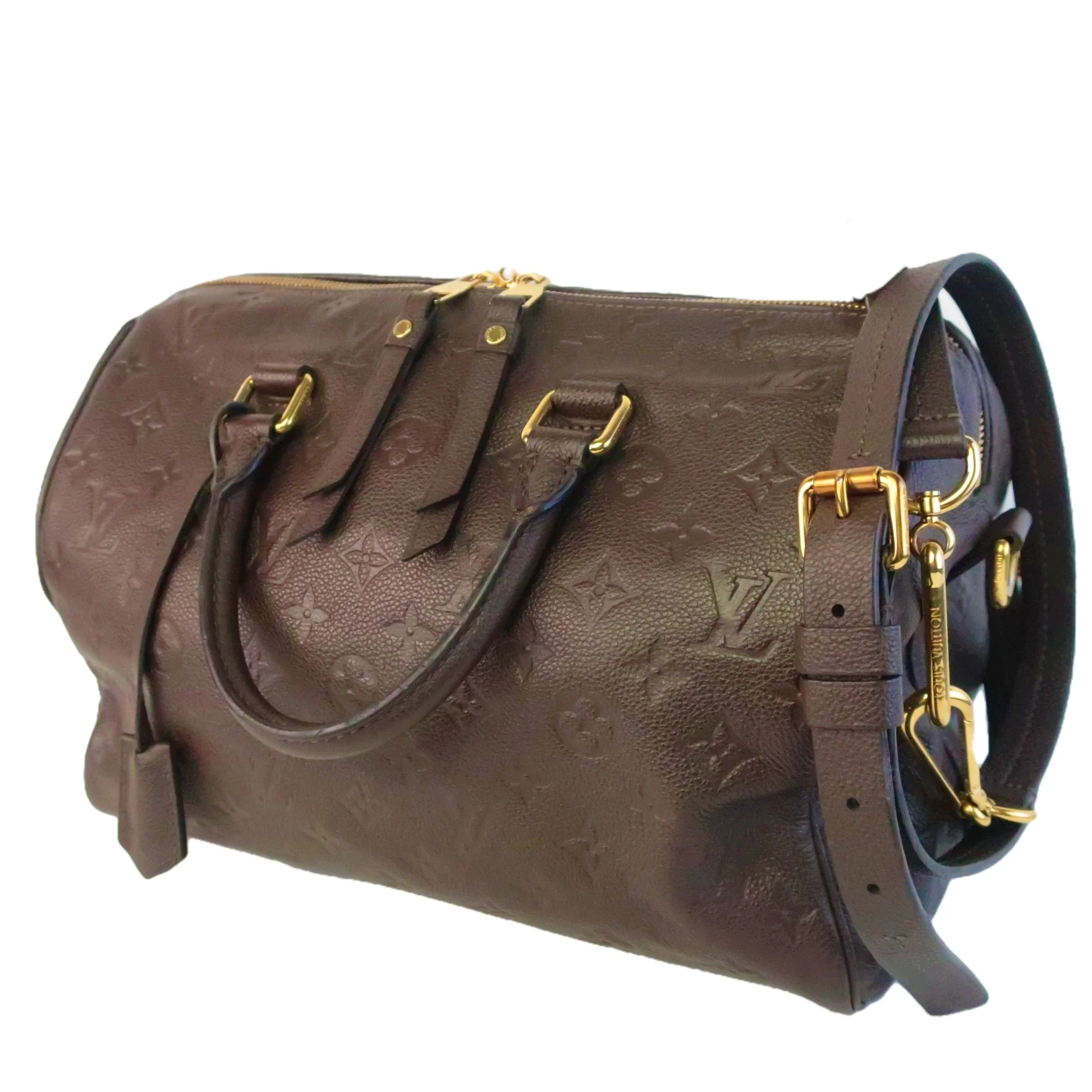 Louis Vuitton Brown Speedy Bandouliere 30 Crossbody Bag - Image 2