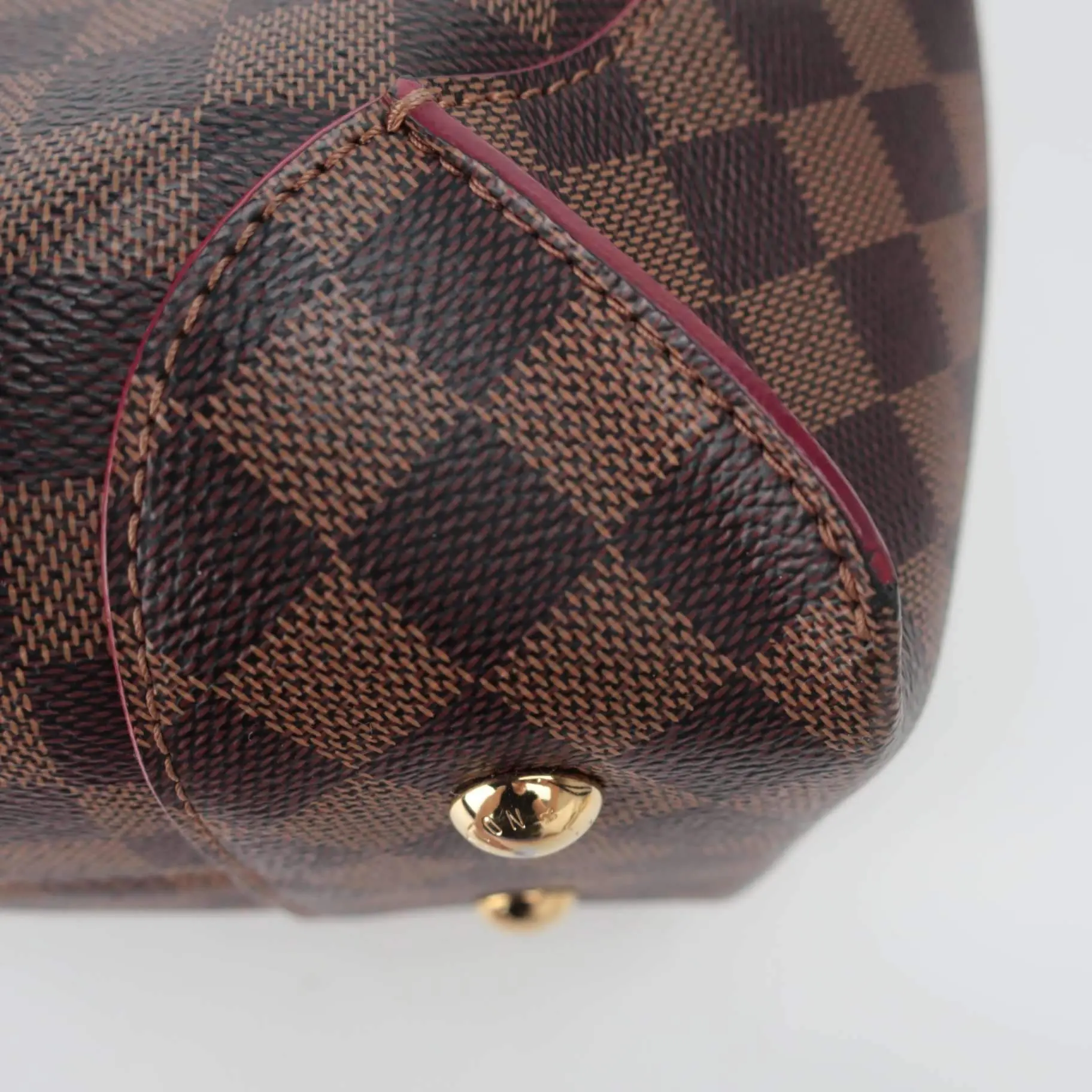 Louis Vuitton Caissa Hobo Damier Ebene Red bag - Image 13