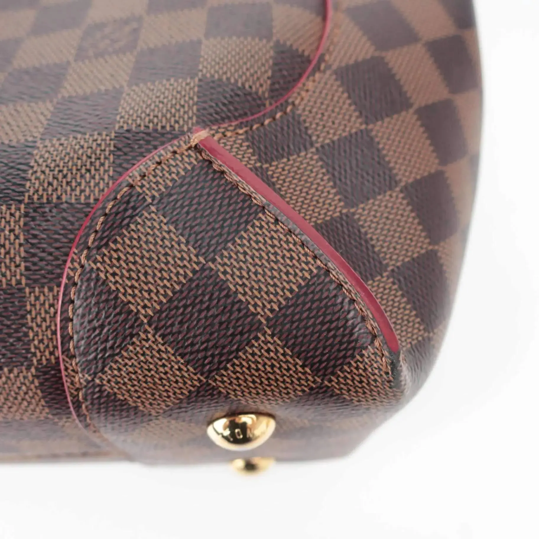 Louis Vuitton Caissa Hobo Damier Ebene Red bag - Image 16