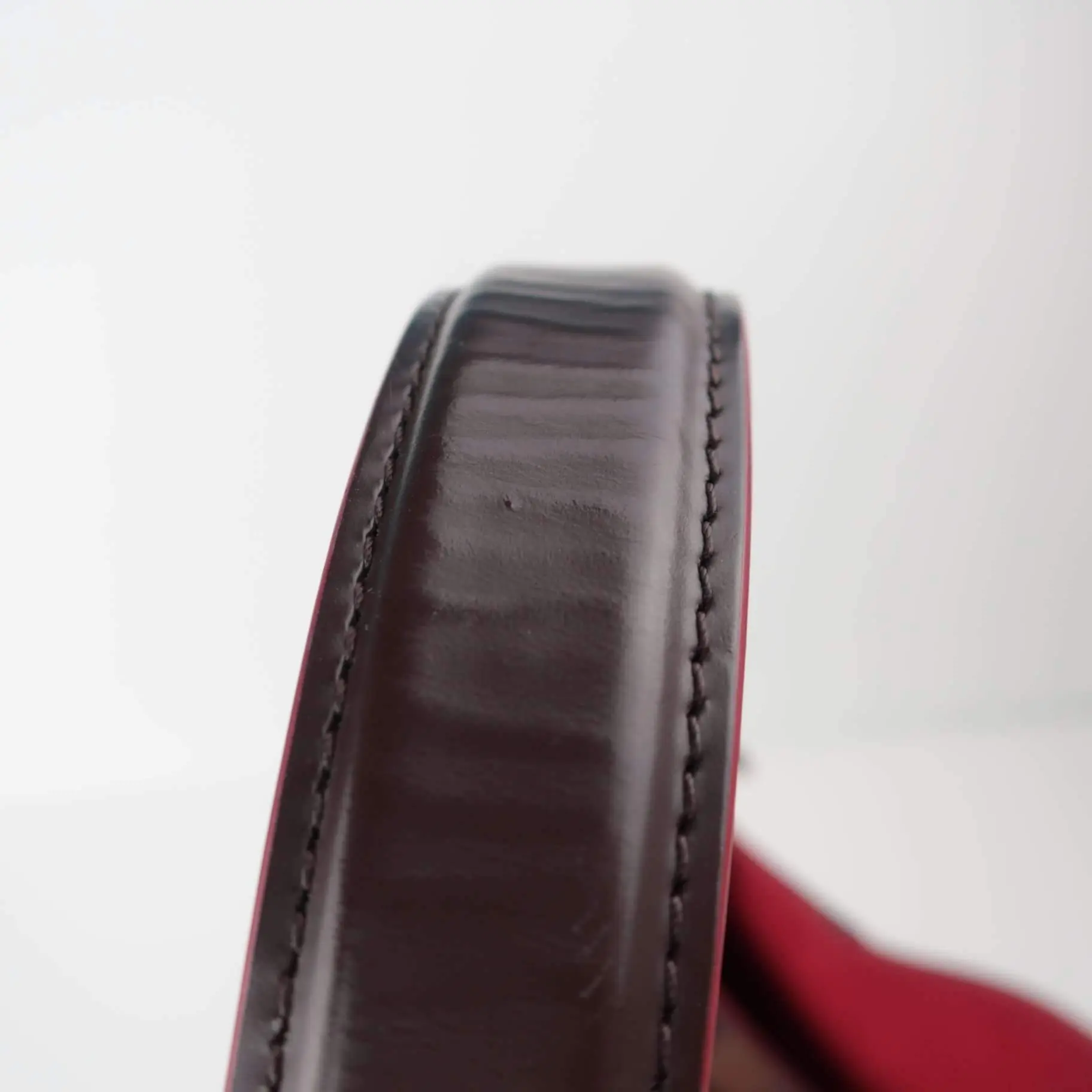 Louis Vuitton Caissa Hobo Damier Ebene Red bag - Image 20