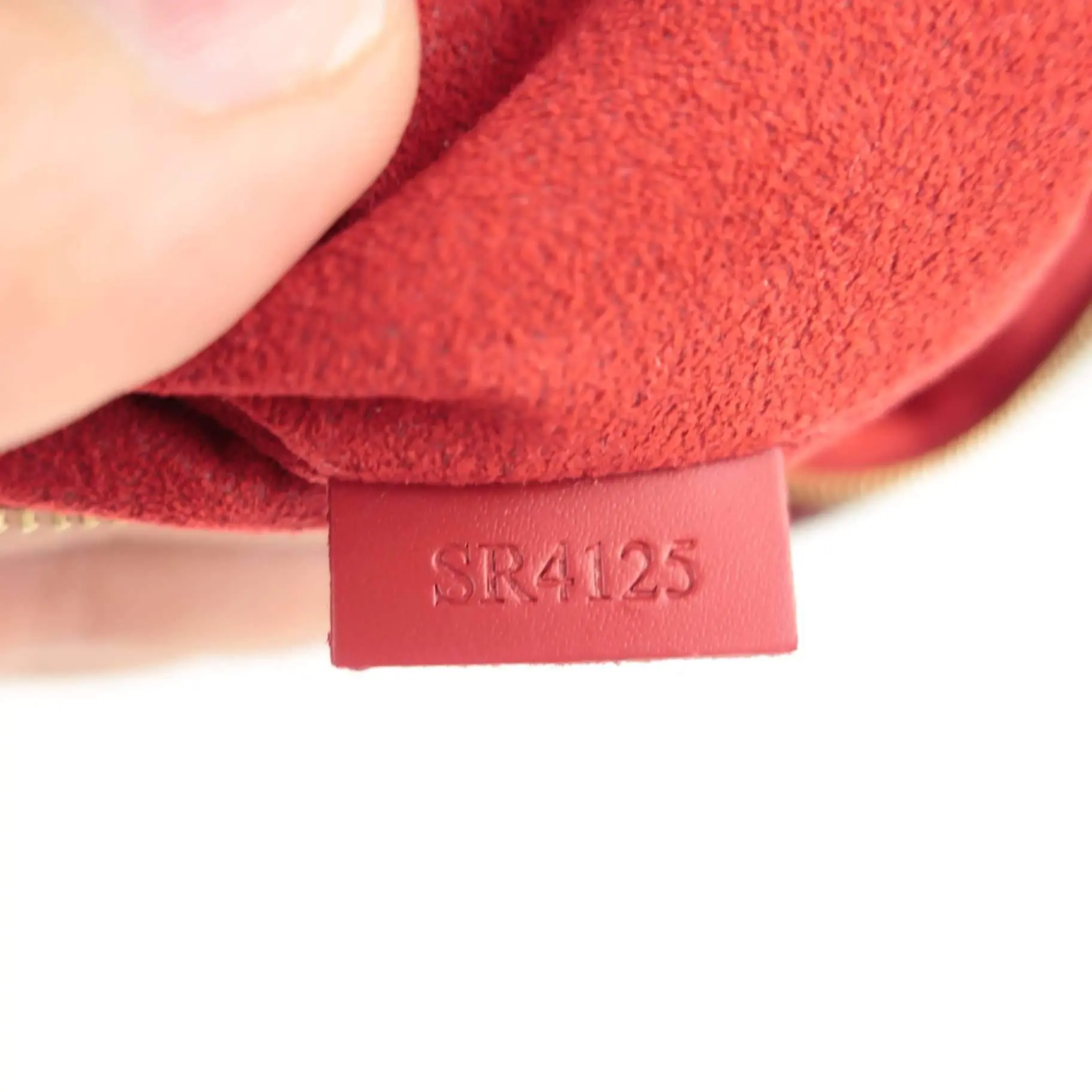Louis Vuitton Caissa Hobo Damier Ebene Red bag - Image 33
