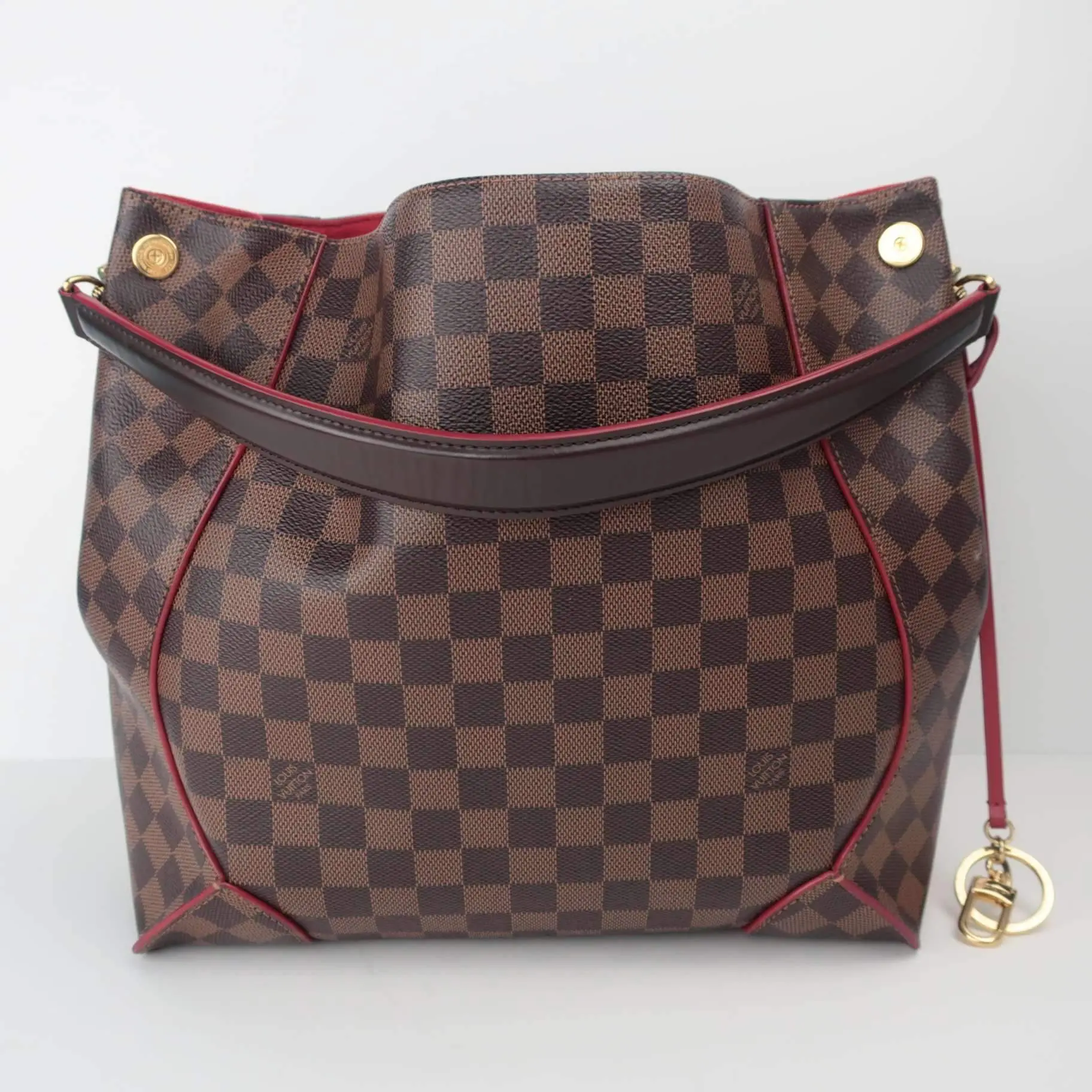 Louis Vuitton Caissa Hobo Damier Ebene Red bag - Image 36