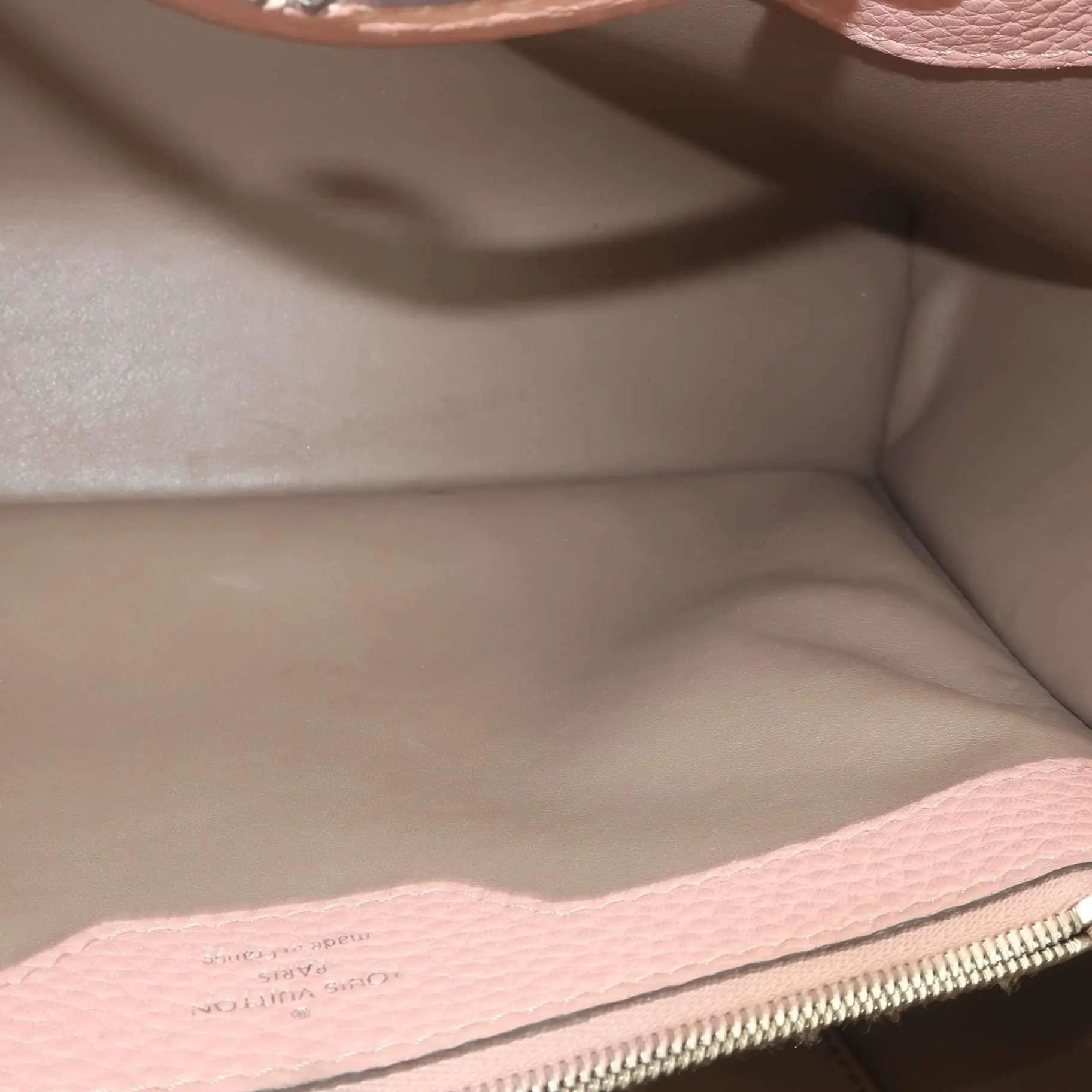 Louis Vuitton Magnolia Pink Taurillion Capucines MM Bag - Image 15