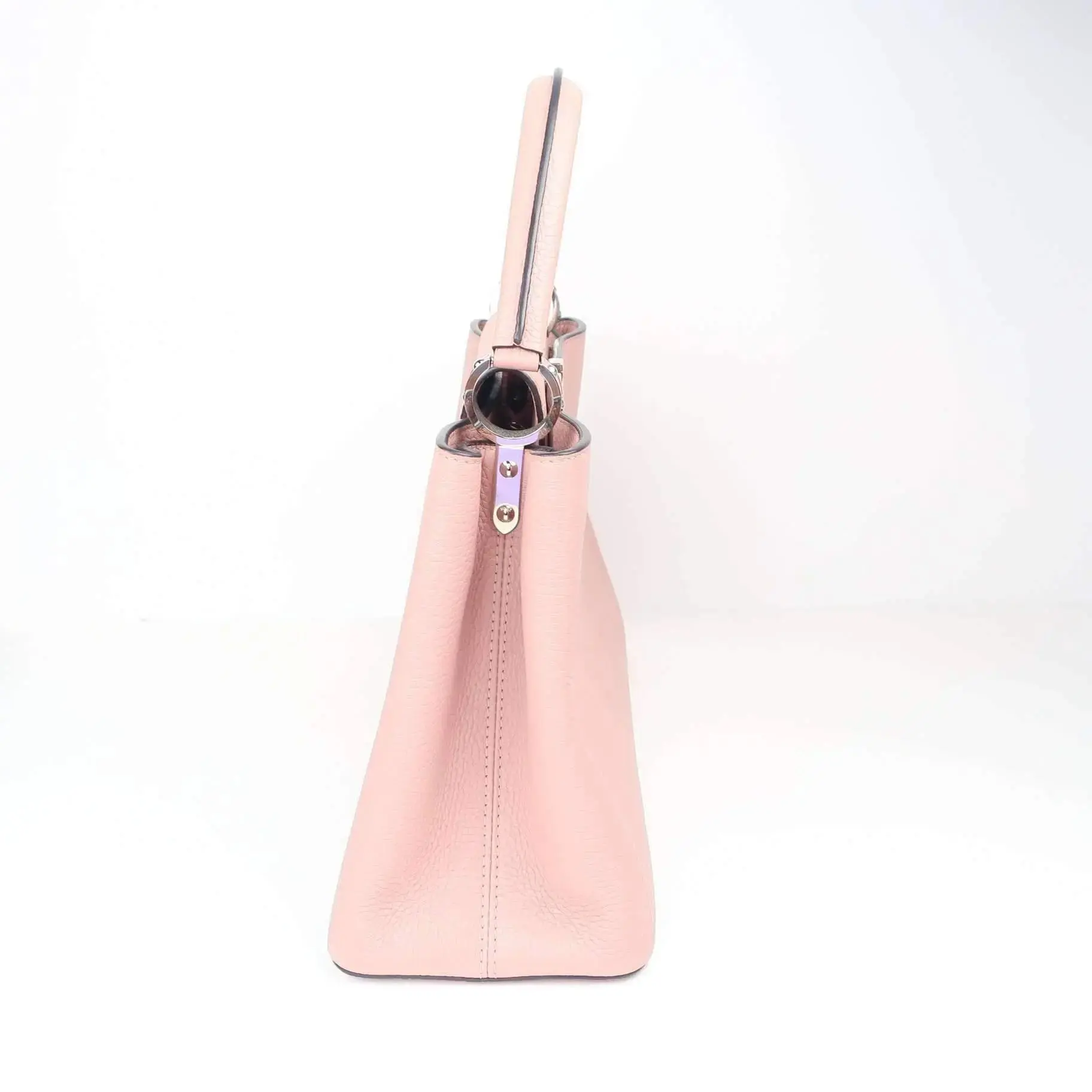 Louis Vuitton Magnolia Pink Taurillion Capucines MM Bag - Image 4