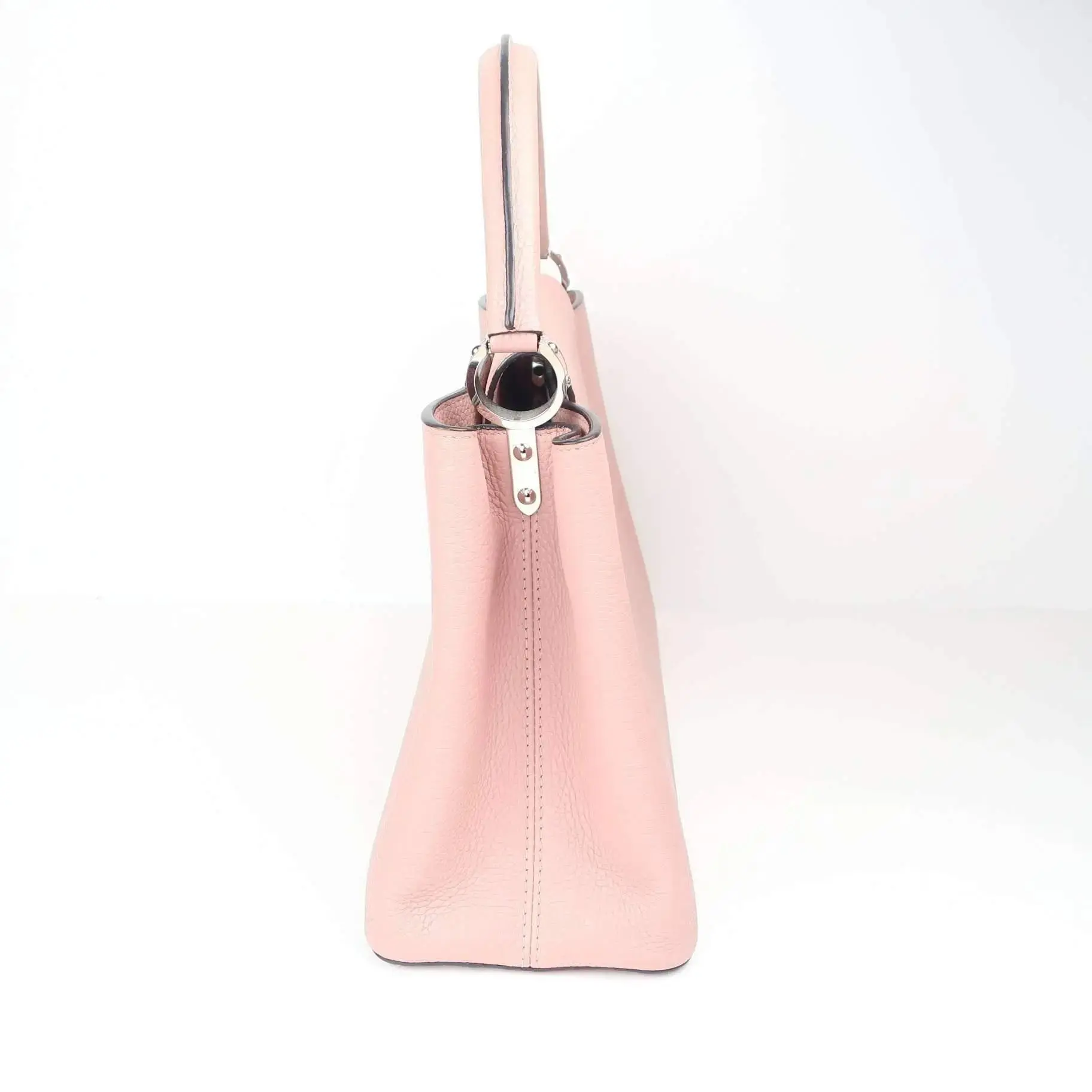 Louis Vuitton Magnolia Pink Taurillion Capucines MM Bag - Image 5
