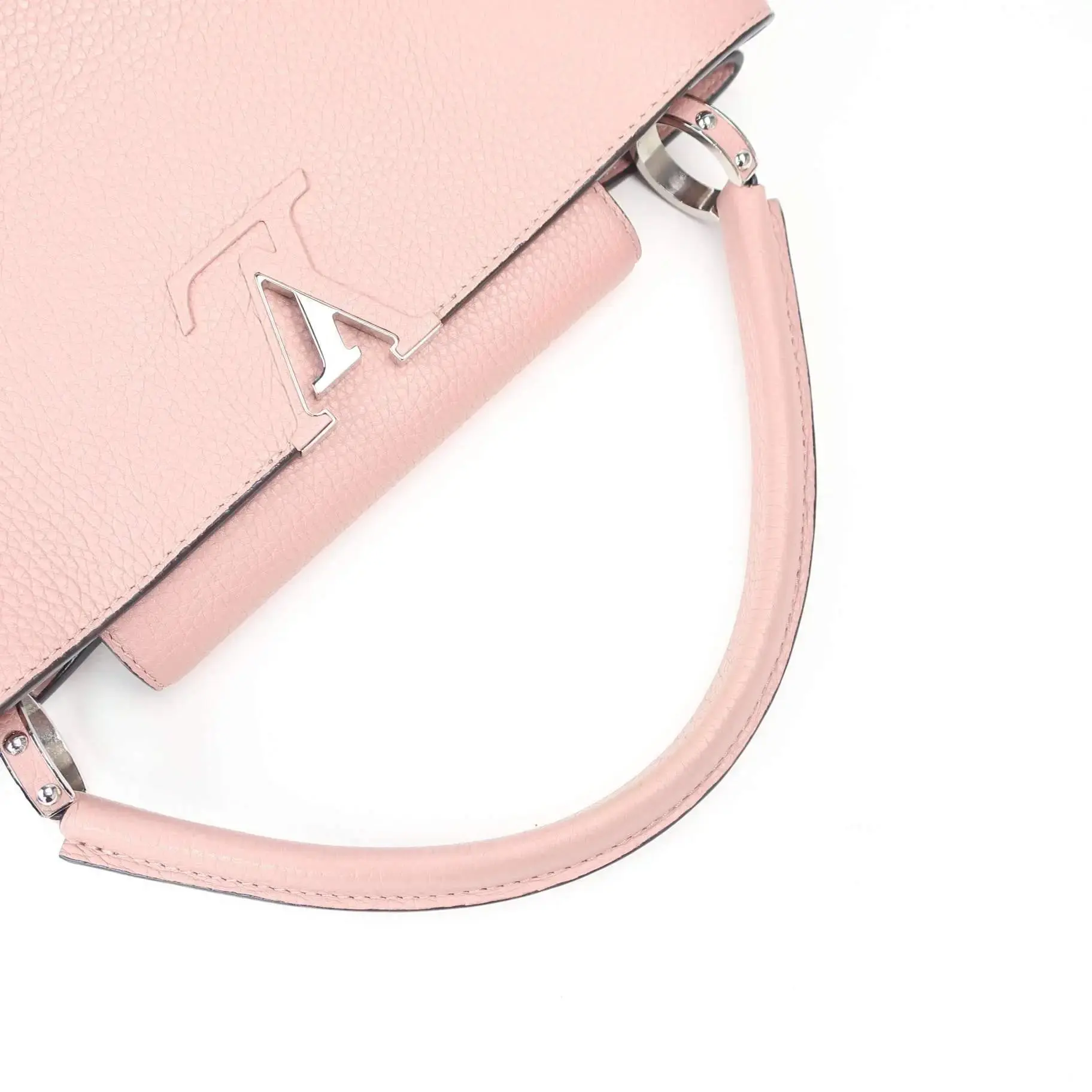 Louis Vuitton Magnolia Pink Taurillion Capucines MM Bag - Image 7