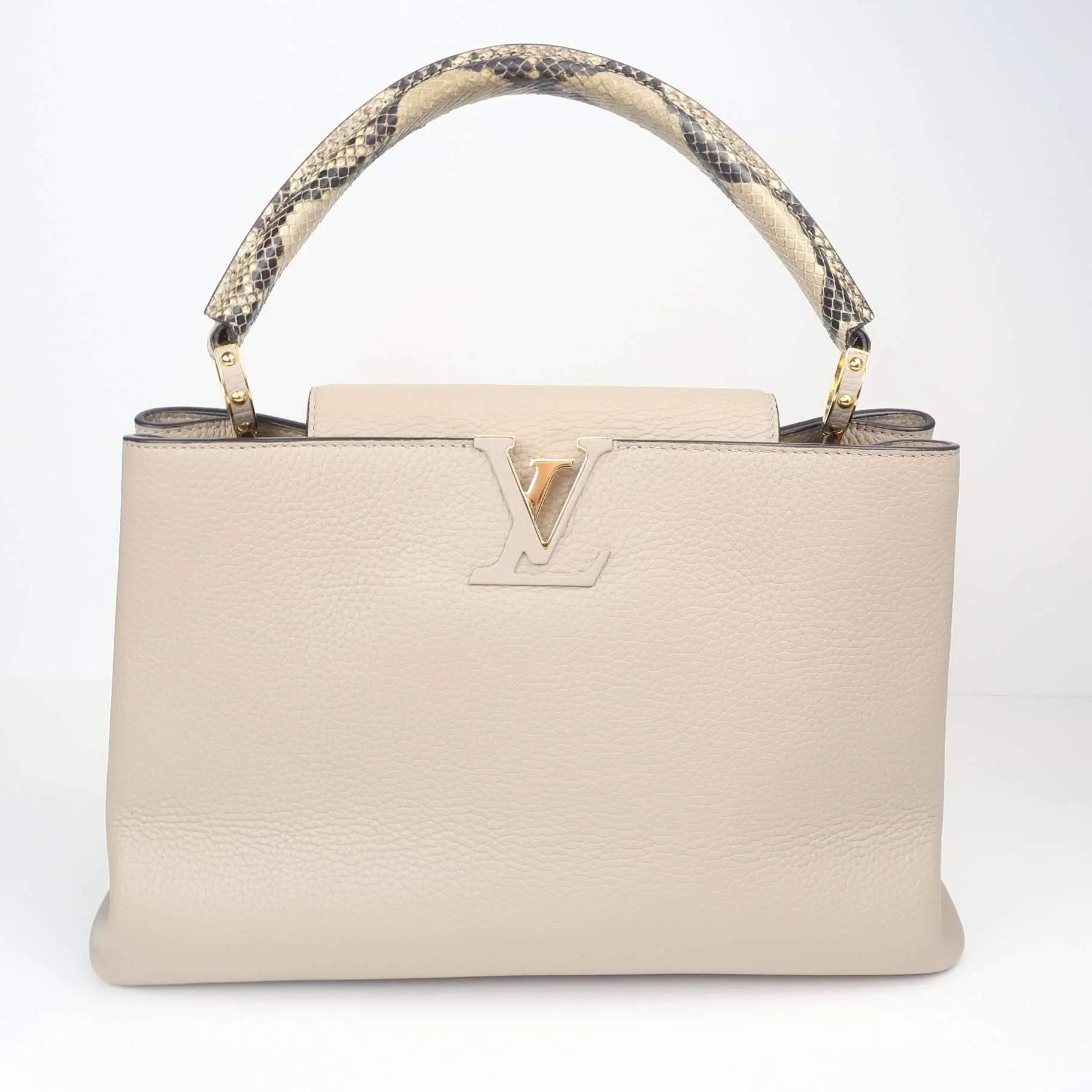 Louis Vuitton Capucines Python Handle MM Bag - Image 2