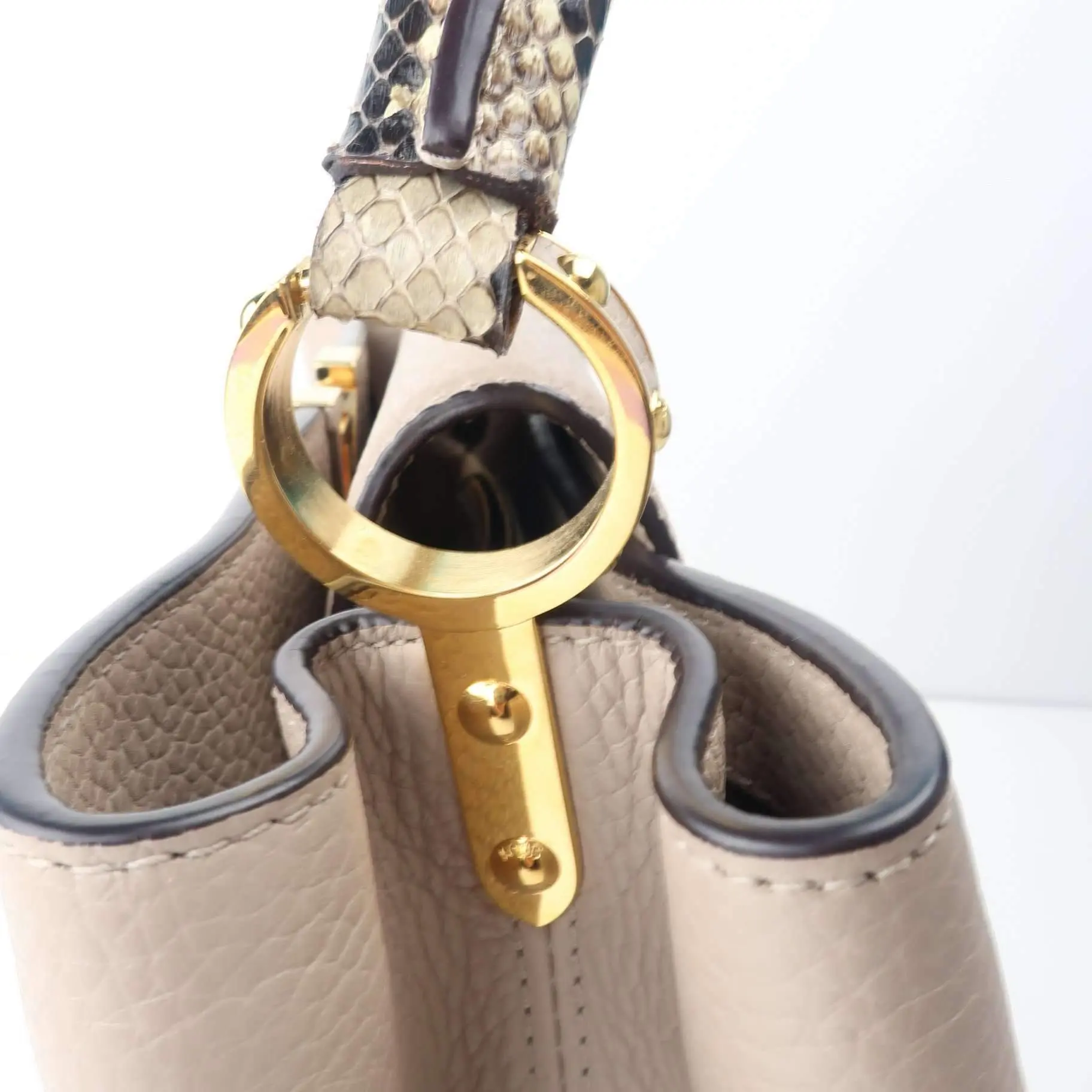 Louis Vuitton Capucines Python Handle MM Bag - Image 21
