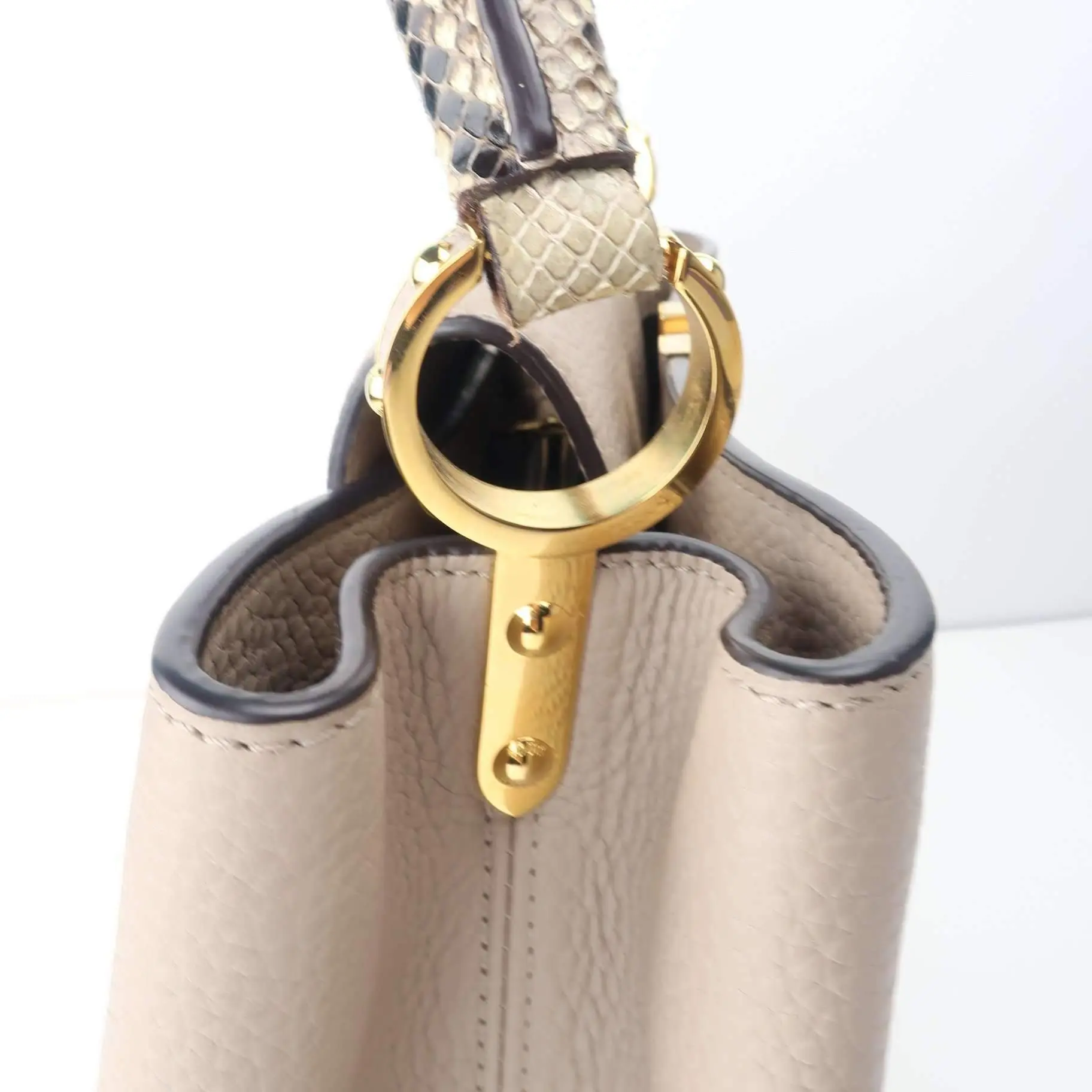 Louis Vuitton Capucines Python Handle MM Bag - Image 22