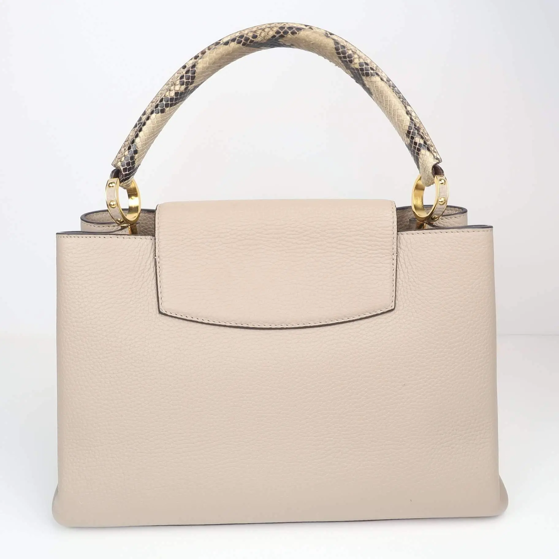 Louis Vuitton Capucines Python Handle MM Bag - Image 3