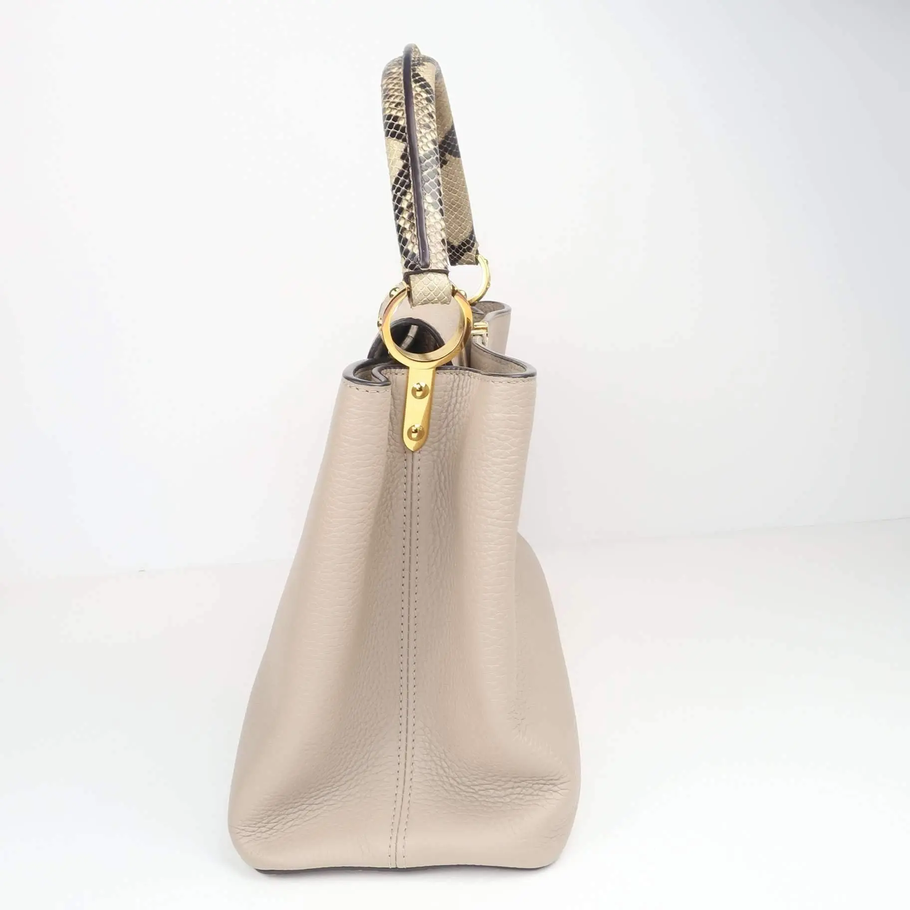 Louis Vuitton Capucines Python Handle MM Bag - Image 6