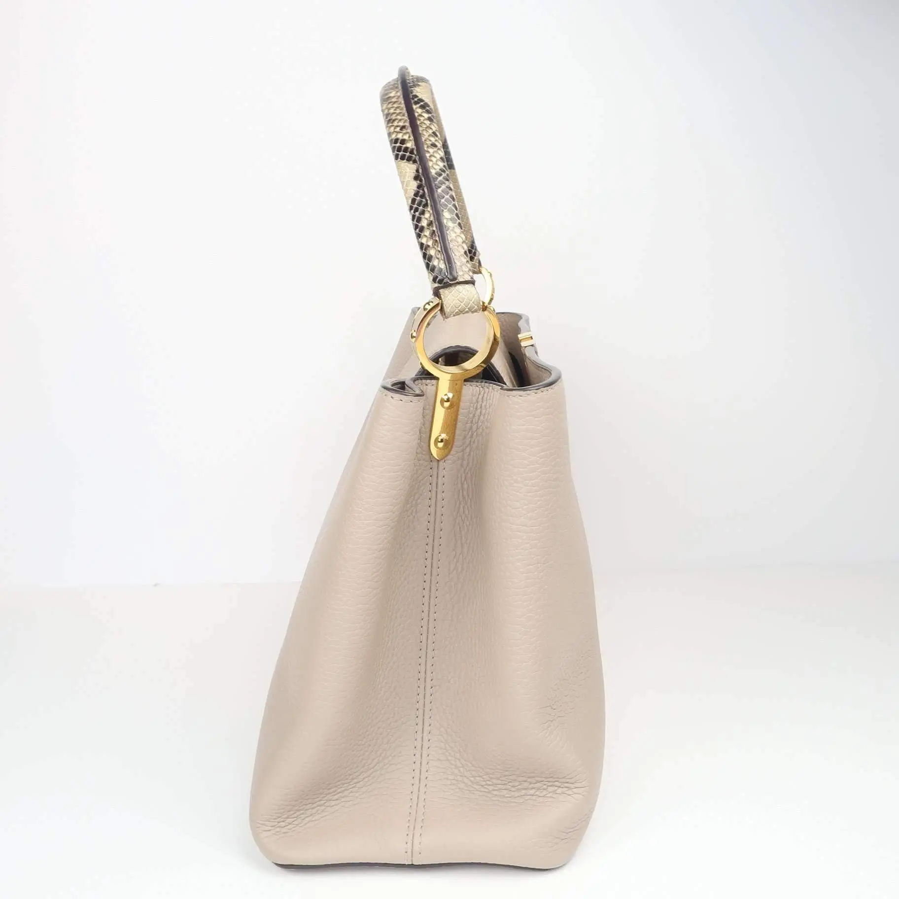 Louis Vuitton Capucines Python Handle MM Bag - Image 8