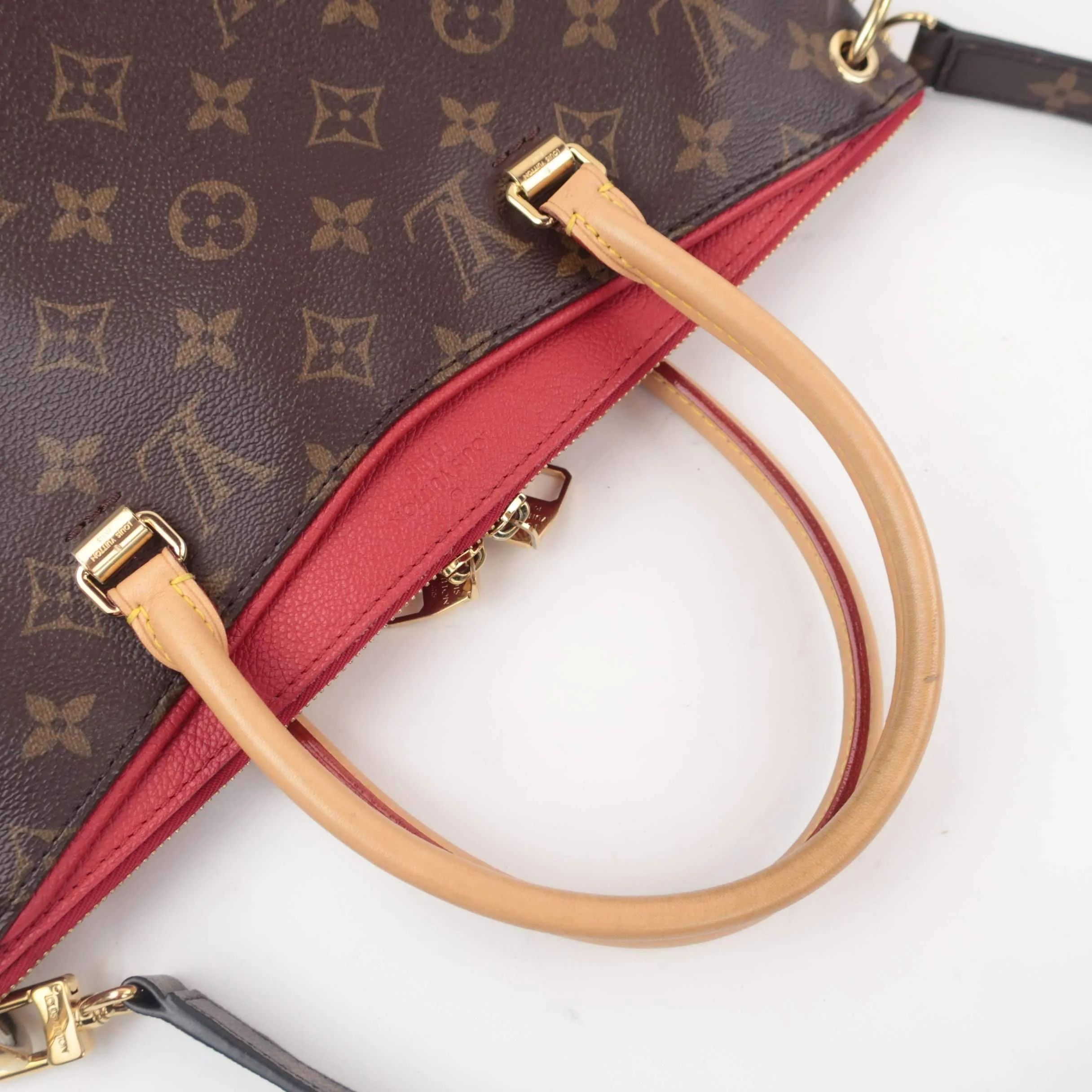 Louis Vuitton Cerise Monogram Canvas Pallas MM Bag - Image 13