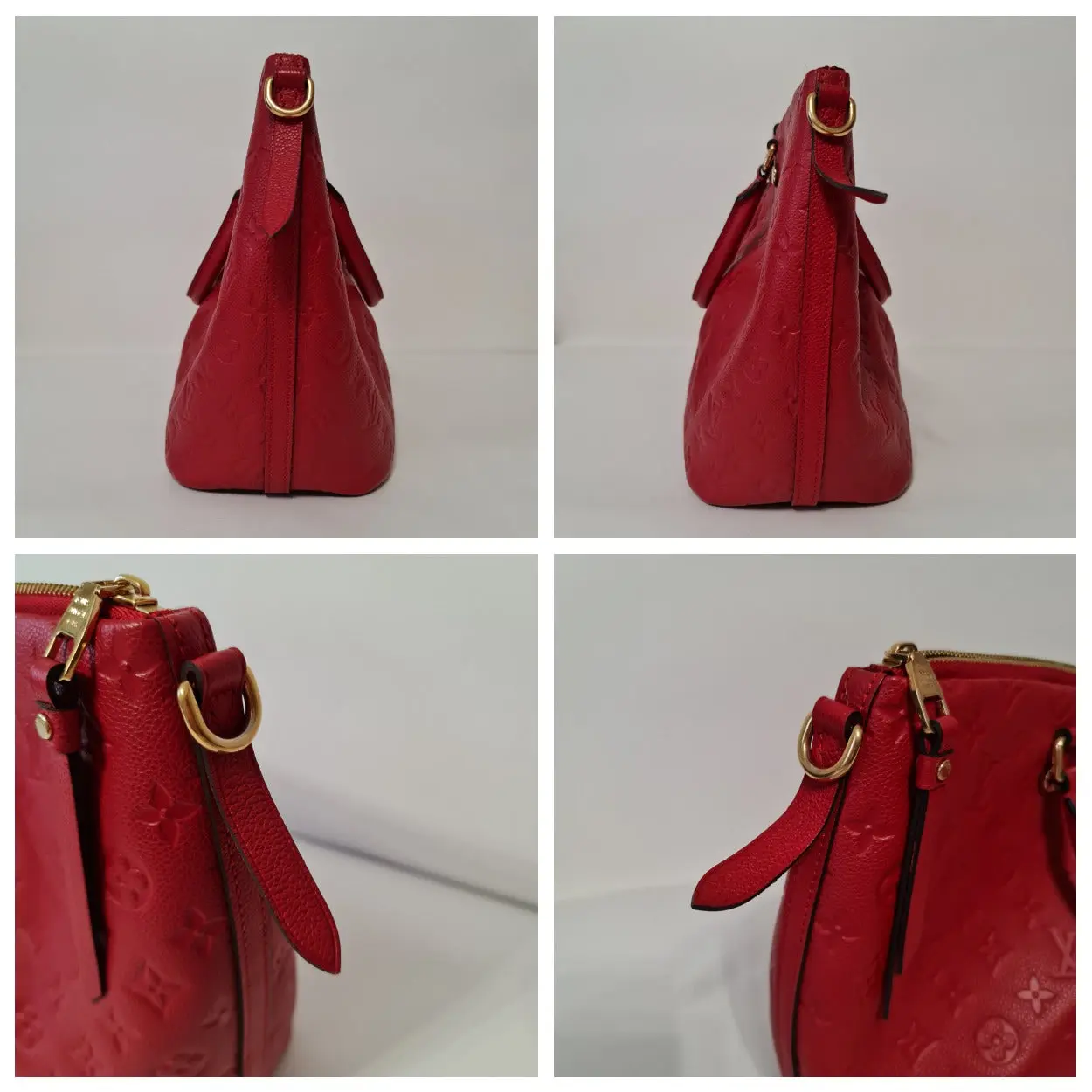 Louis Vuitton Red Monogram Empreinte Mazarine MM Bag - Image 7