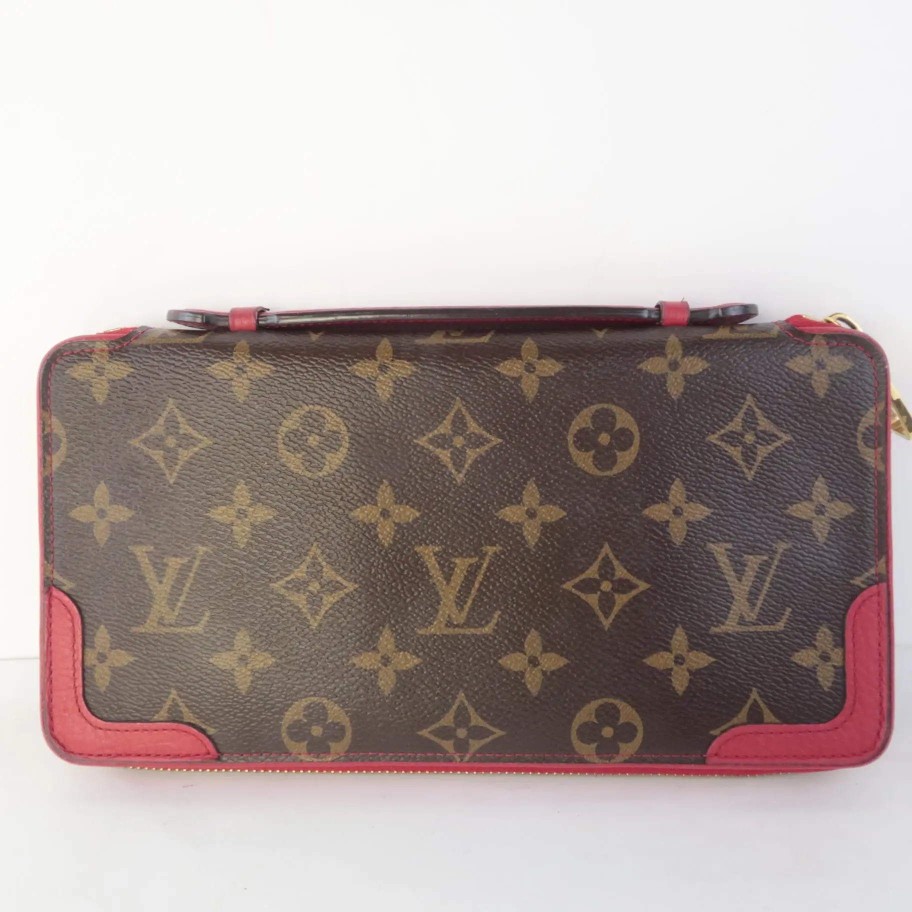 Louis Vuitton Cerise Red Retiro Daily Organizer (726) - Image 4