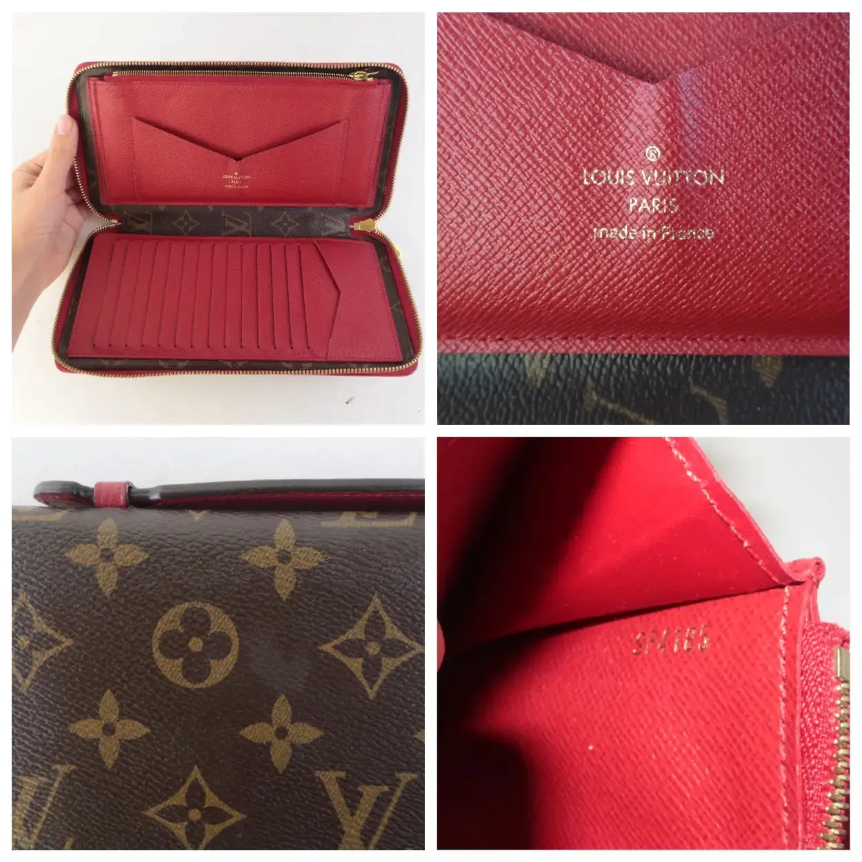 Louis Vuitton Cerise Red Retiro Daily Organizer (726) - Image 6