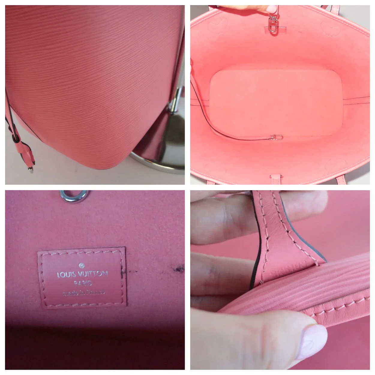 Louis Vuitton Coral Epi Leather Neverfull MM Bag - Image 9