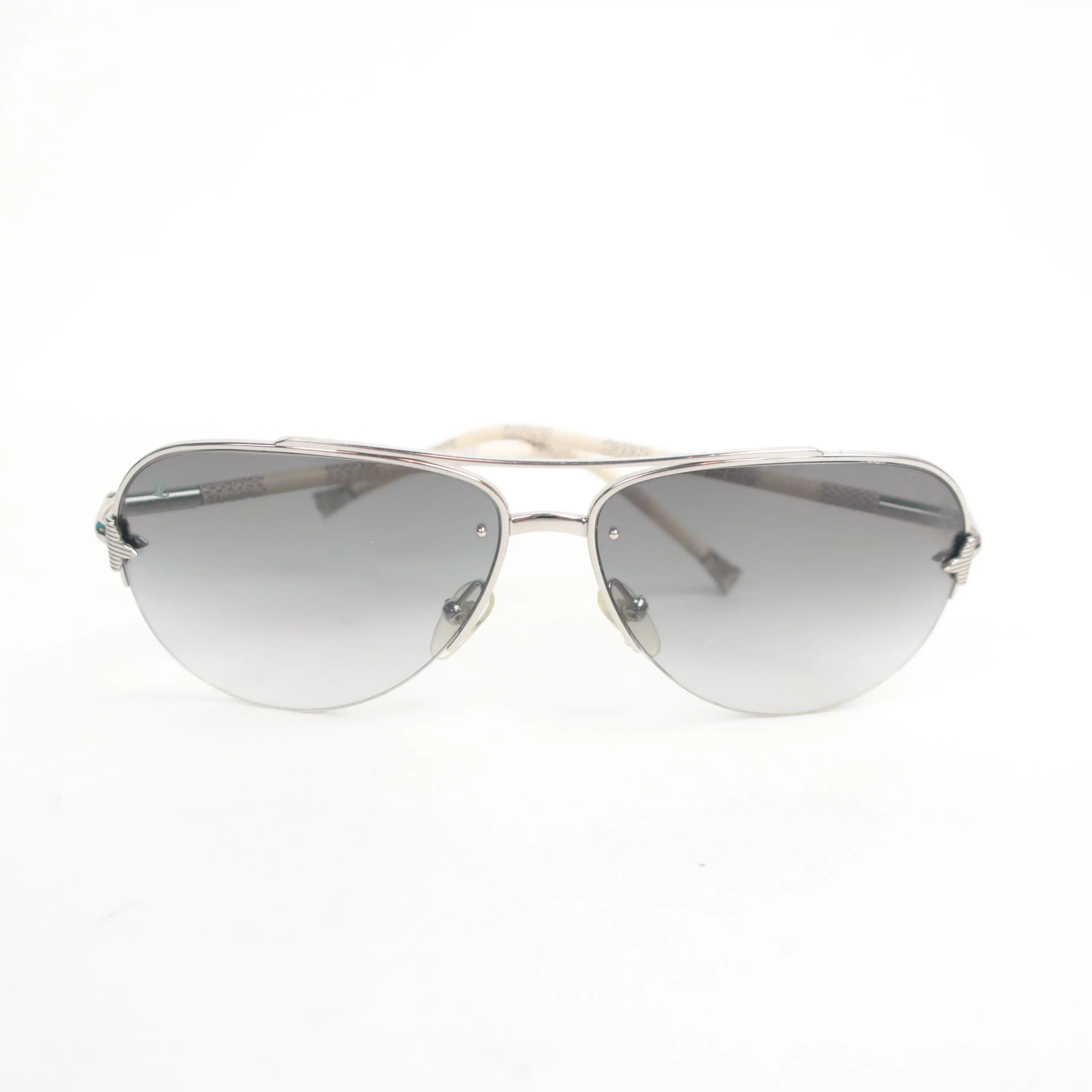 Louis Vuitton Damier Azur Aviators Sunglasses (297) - Image 3