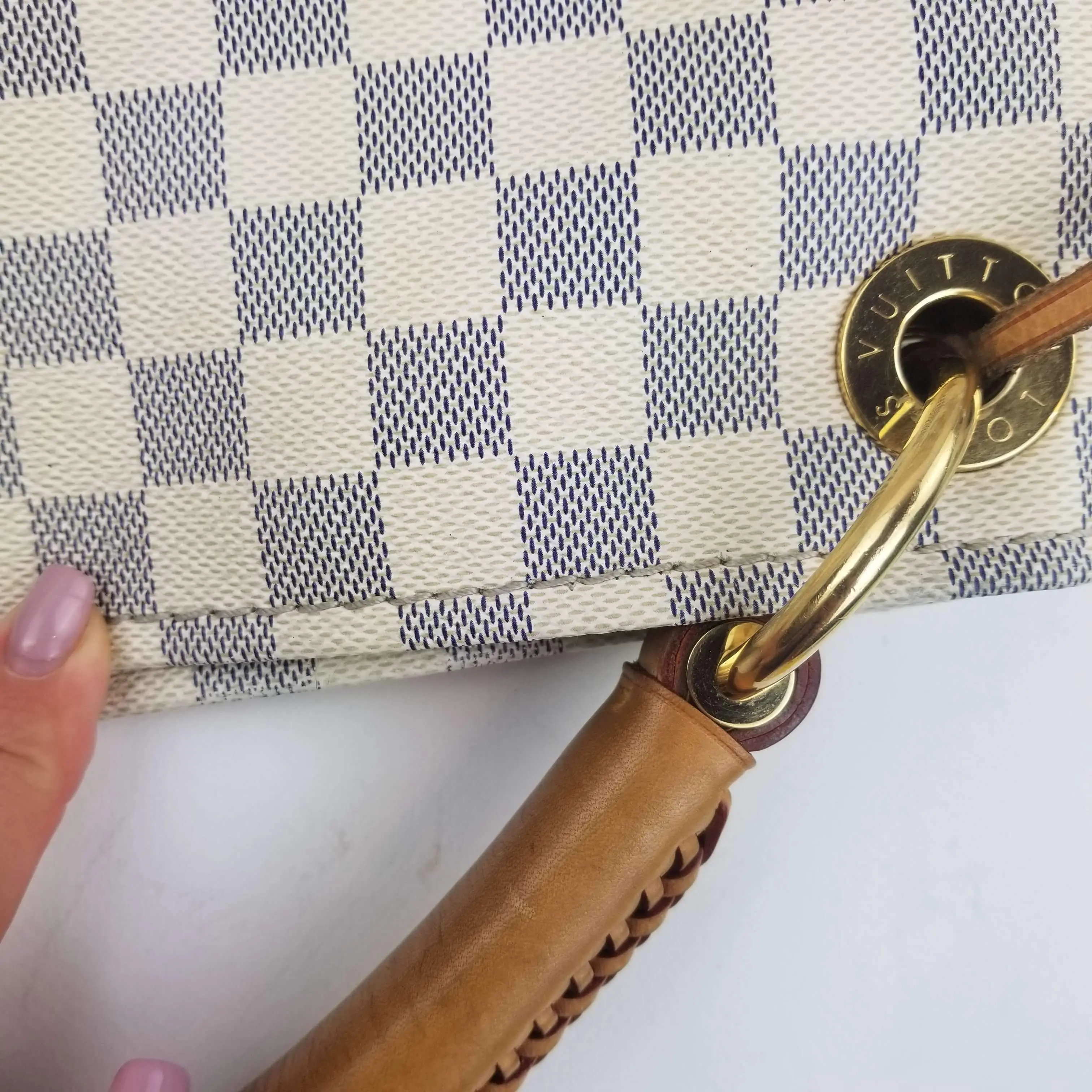 Louis Vuitton Damier Azur Canvas Artsy MM Bag - Image 20