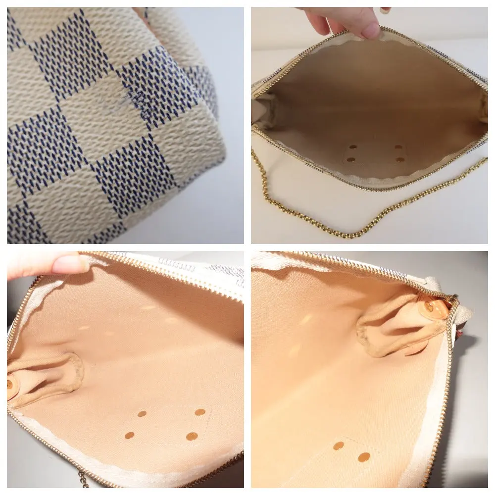 Louis Vuitton Damier Azur Canvas Eva Crossbody Bag - Image 10