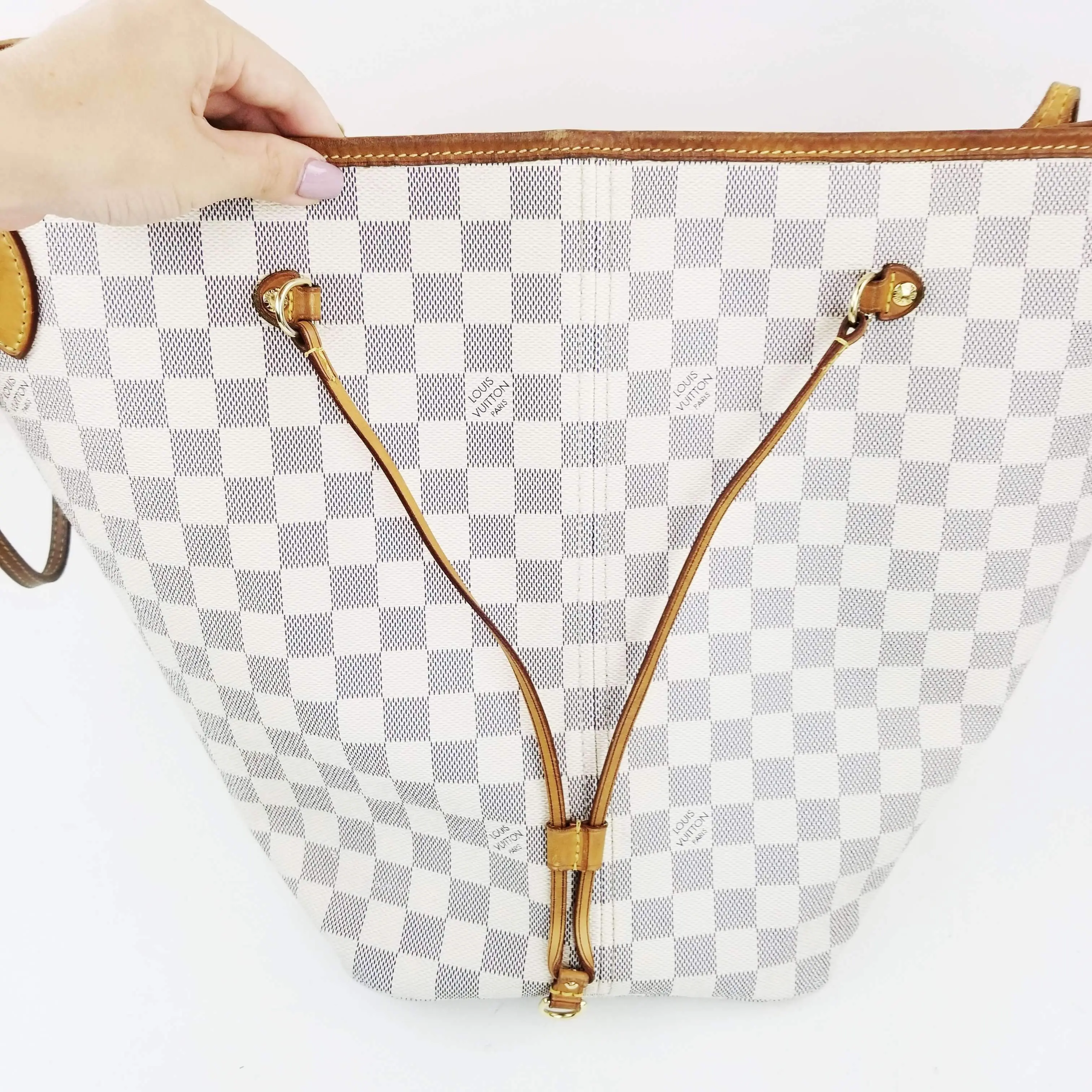 Louis Vuitton Damier Azur Canvas Neverfull GM Bag - Image 4