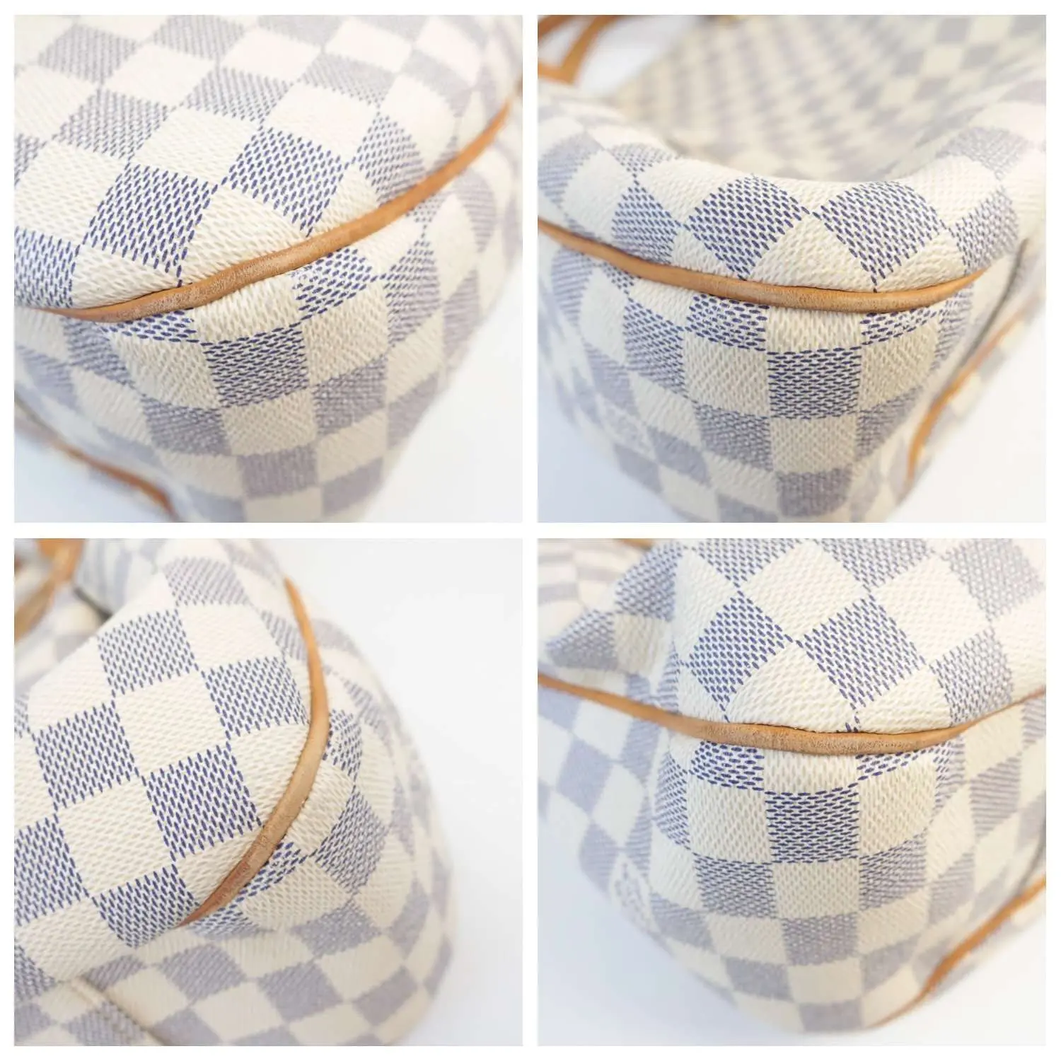 Louis Vuitton Damier Azur Evora MM Shoulder Bag - Image 7