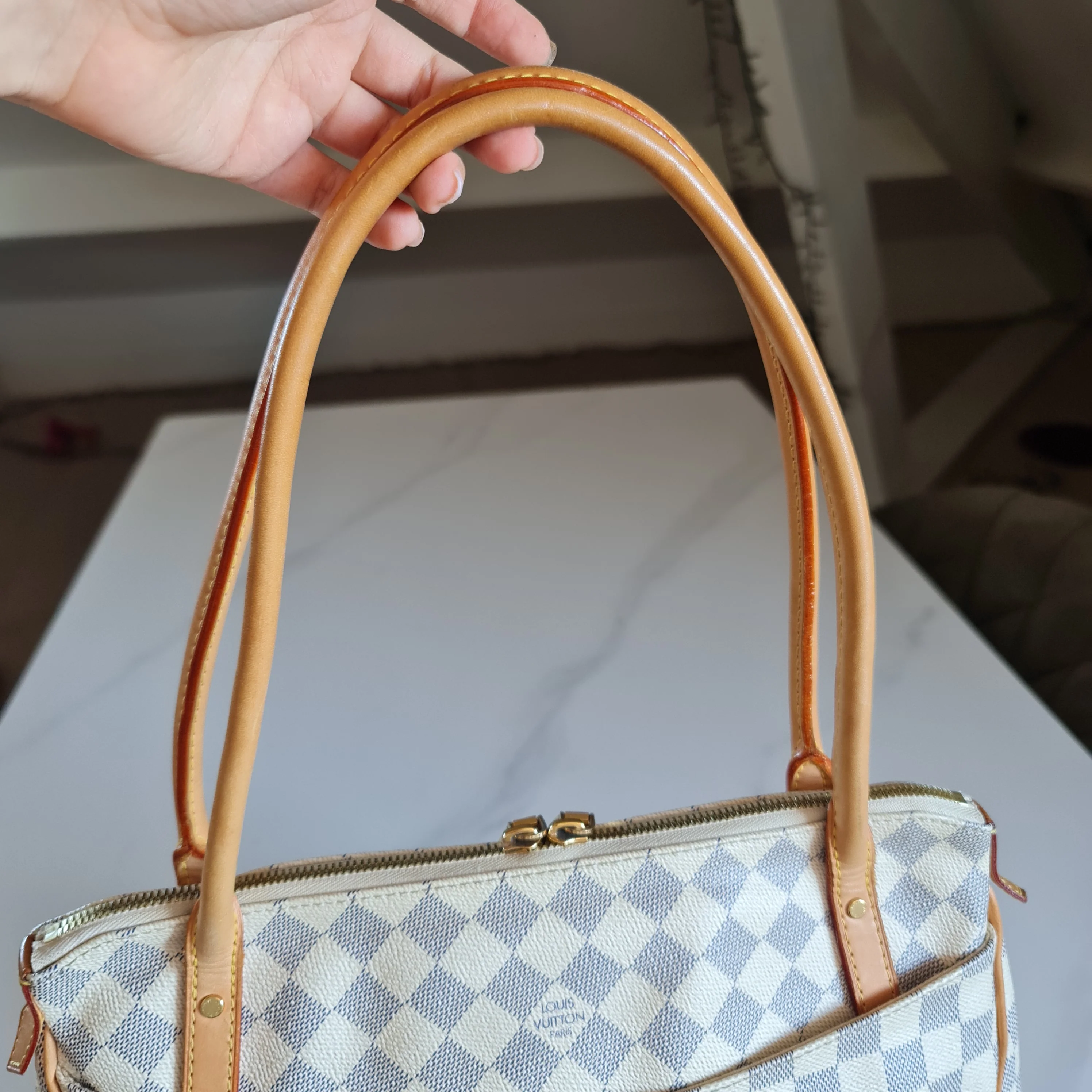 Louis Vuitton Damier Azur Figheri PM (807) - Image 5