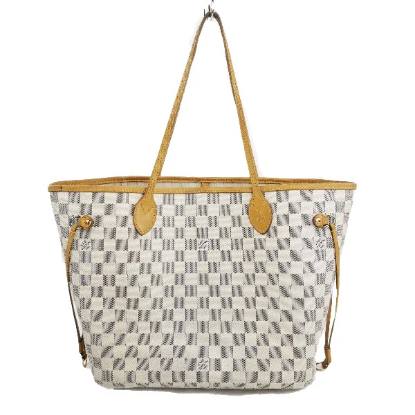 Louis Vuitton Damier Azur Neverfull MM Bag (with Initials) - Image 29