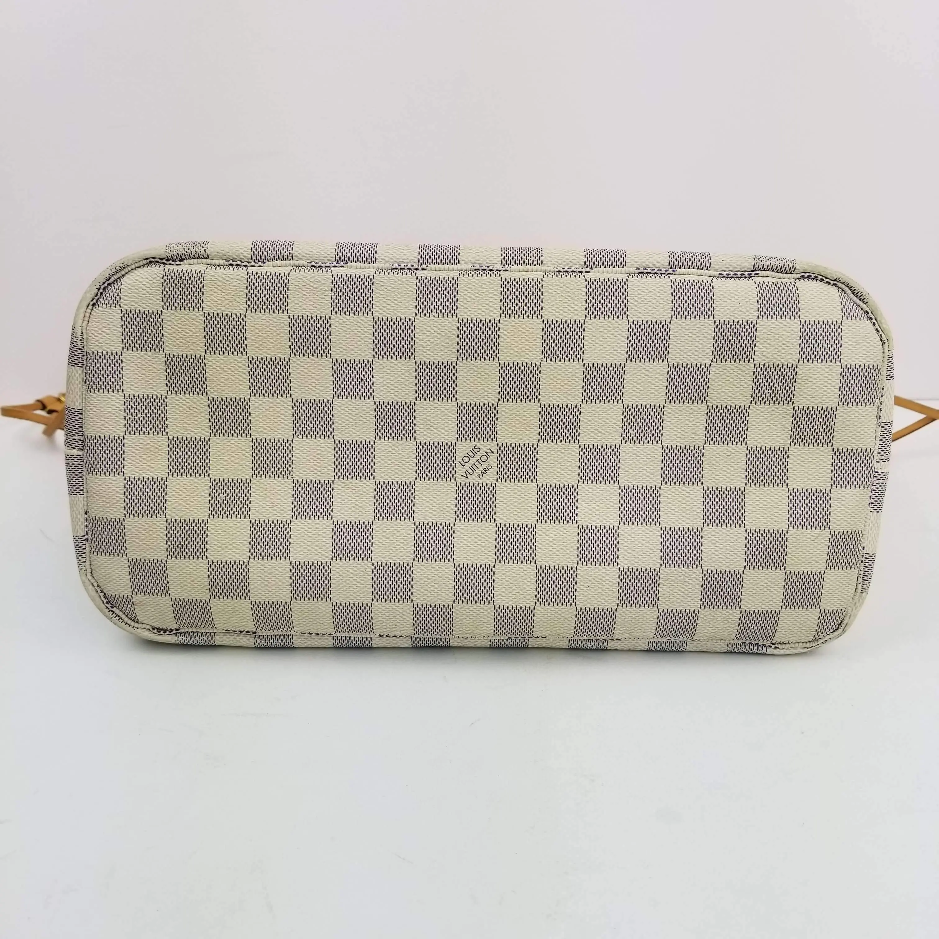 Louis Vuitton Damier Azur Neverfull MM Bag (with Initials) - Image 32