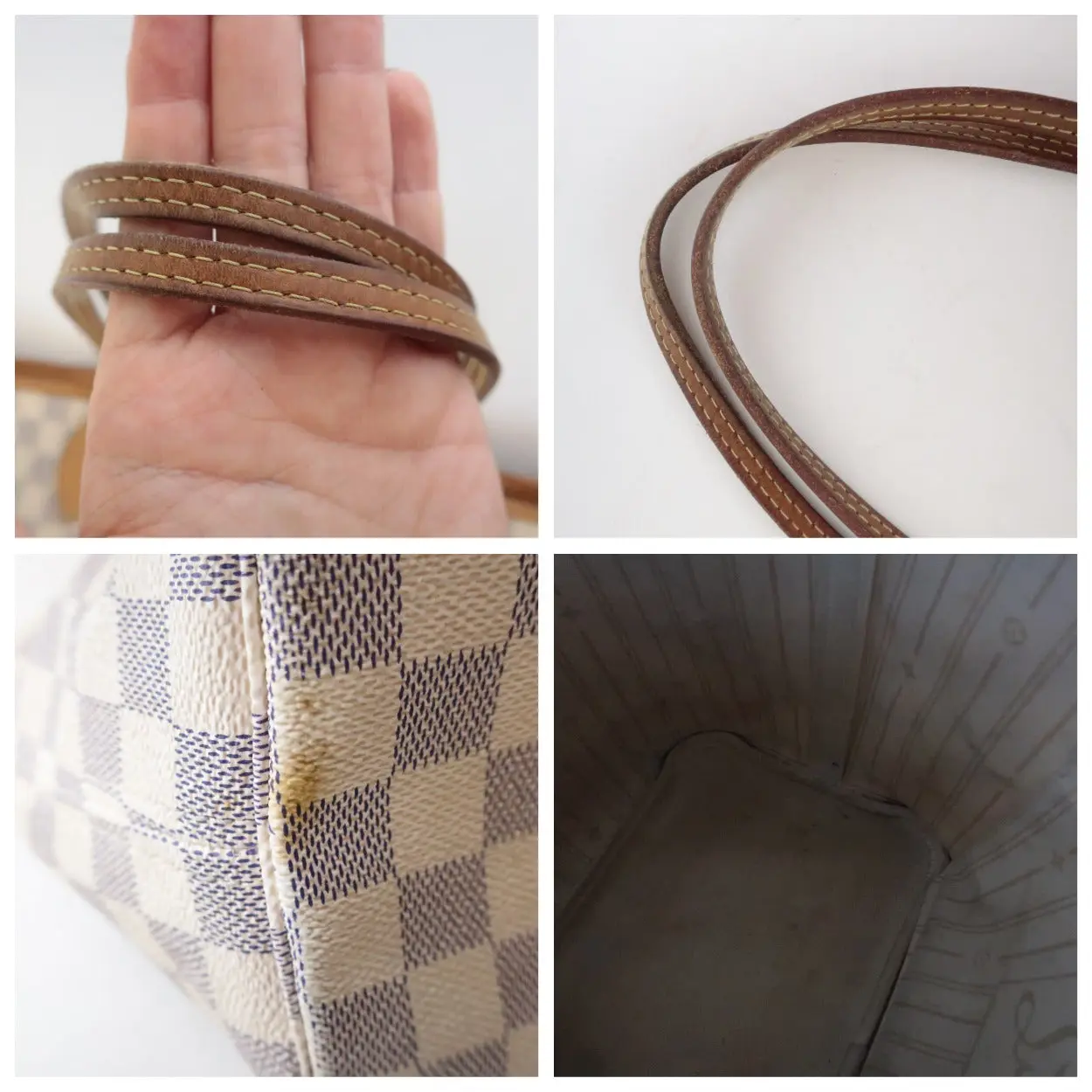 Louis Vuitton Damier Azur Neverfull MM Shoulder bag - Image 27